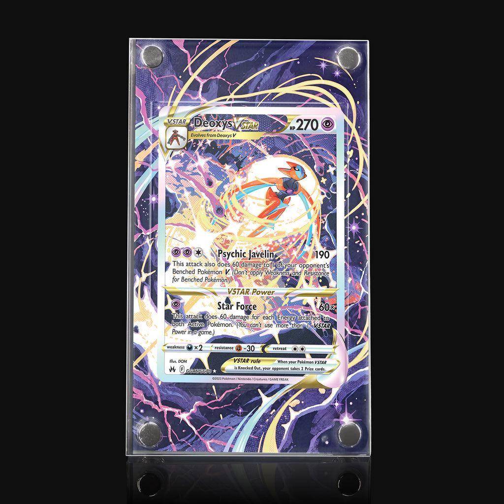 Deoxys VSTAR GG46 Extended Art Display