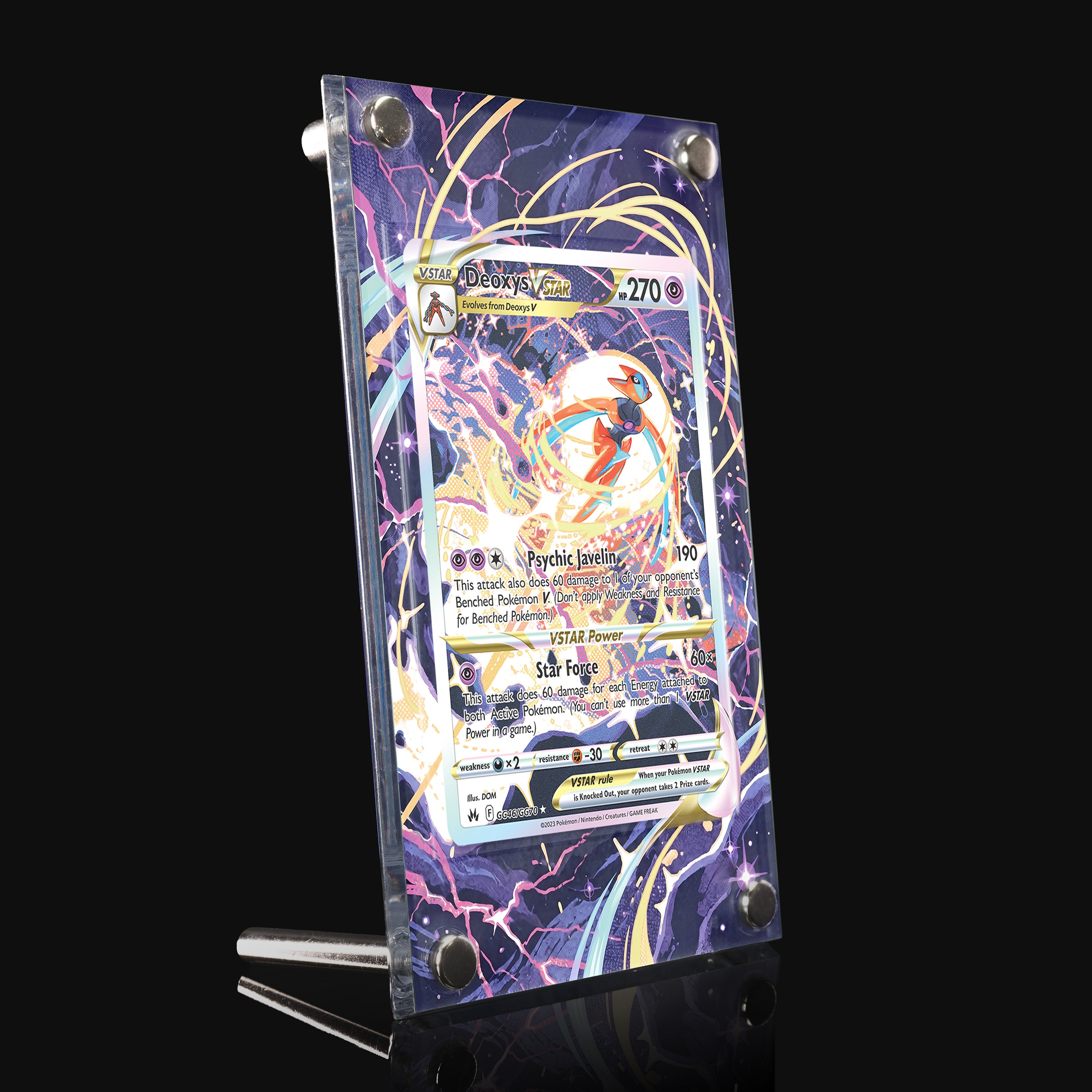 Deoxys VSTAR GG46 Extended Art Display