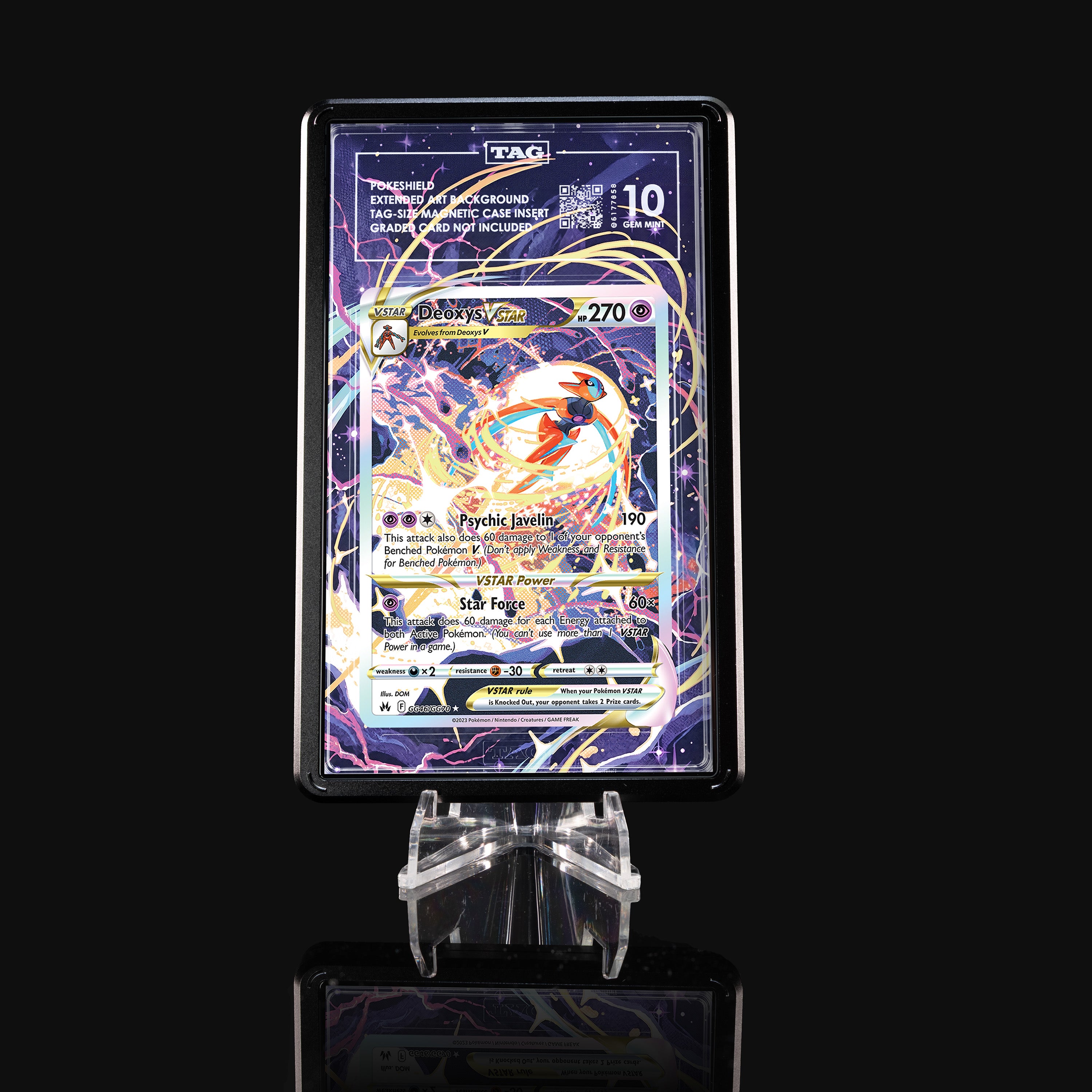 Deoxys VSTAR GG46 Extended Art Display