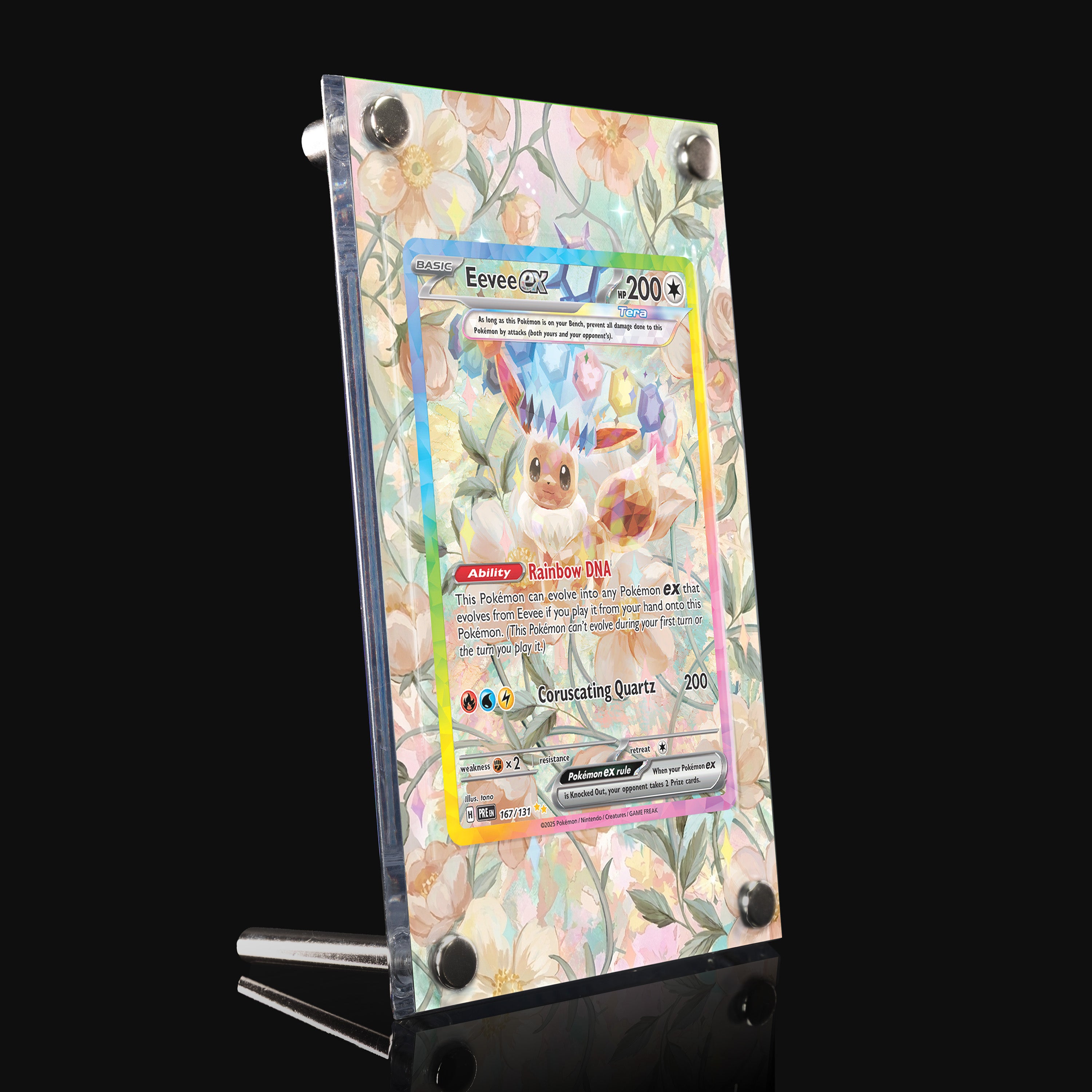 Eevee ex 167 Extended Art Display