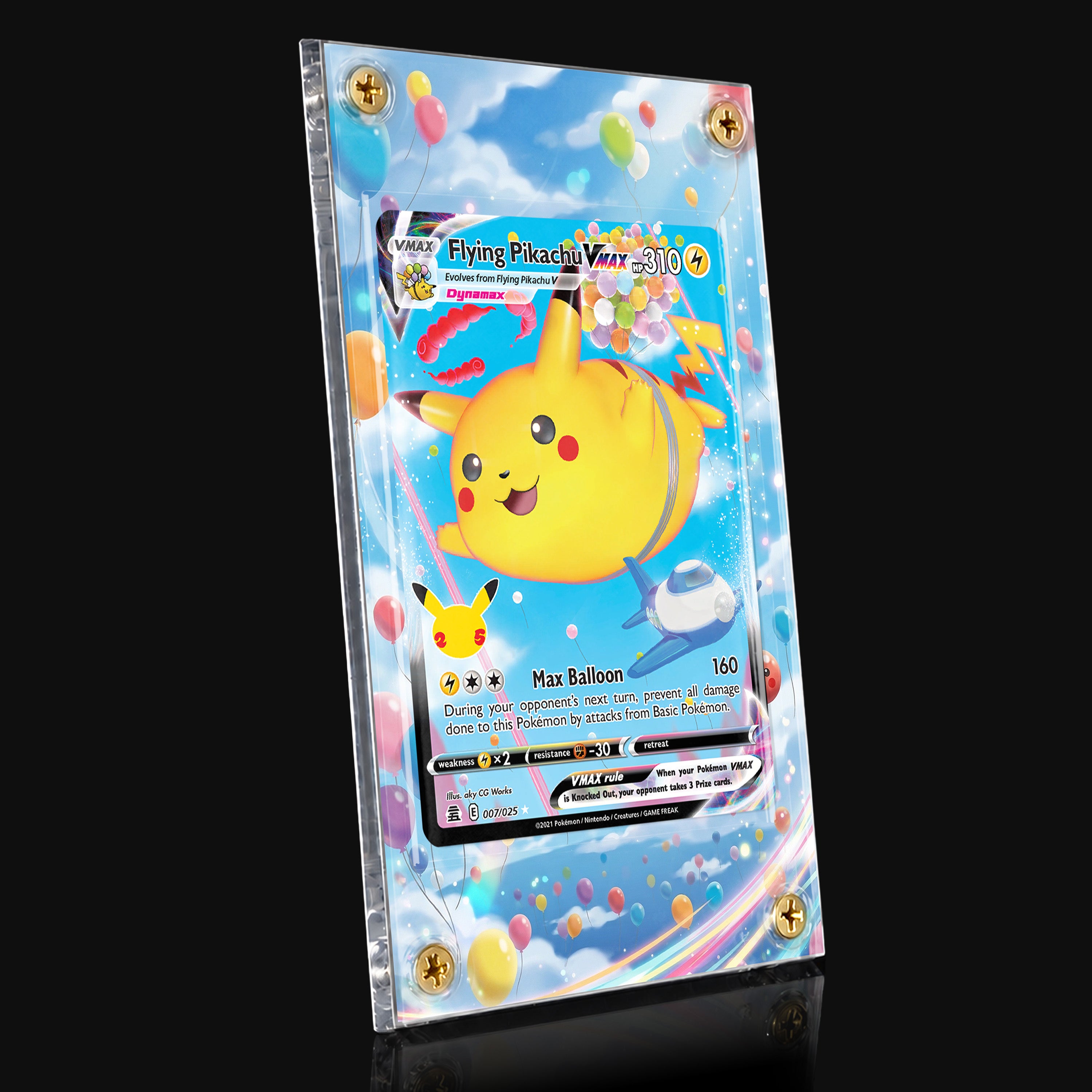 Flying Pikachu VMax 007 Extended Art Display