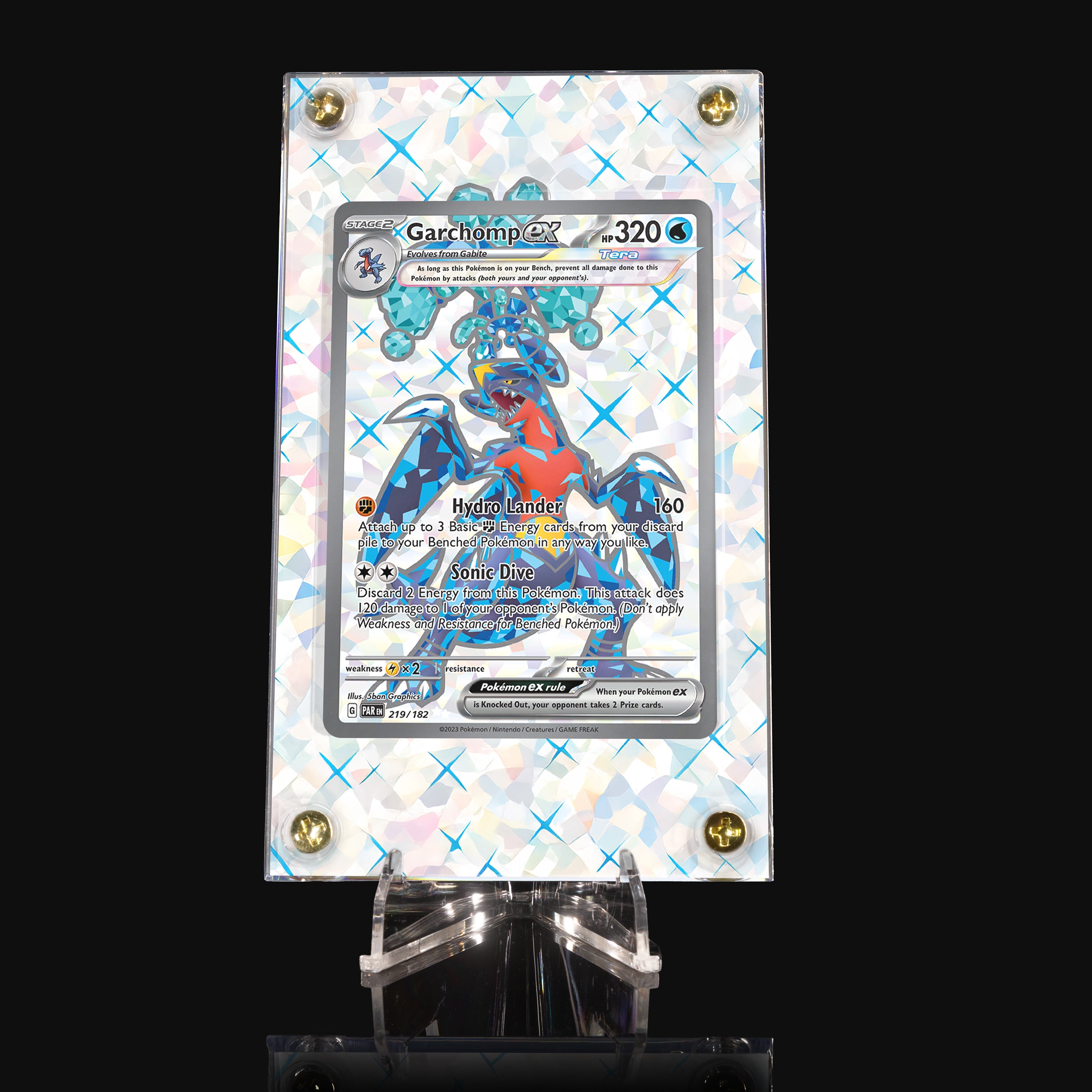 Garchomp ex 219 Extended Art Display
