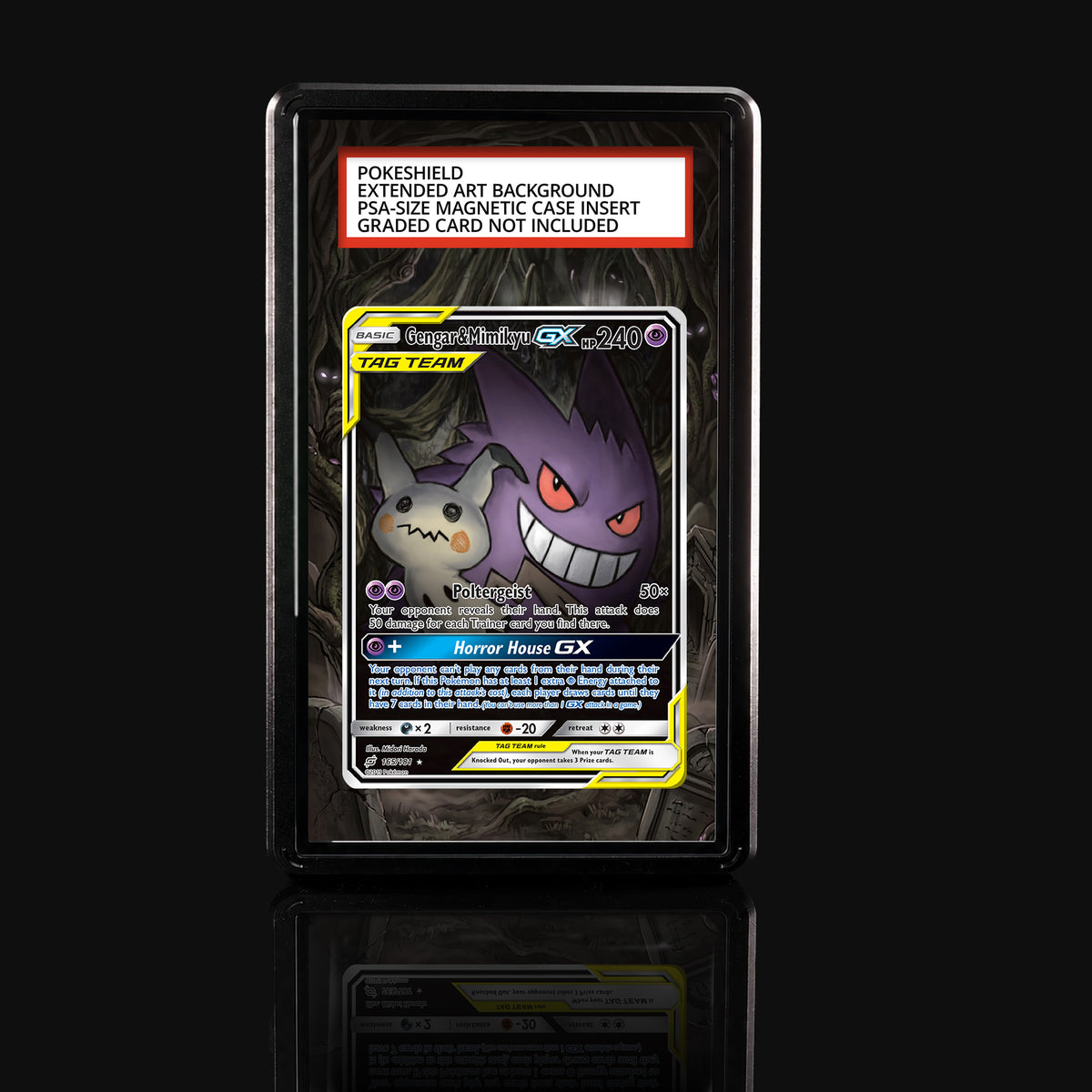 Gengar & Mimikyu GX 165 Extended Art Display