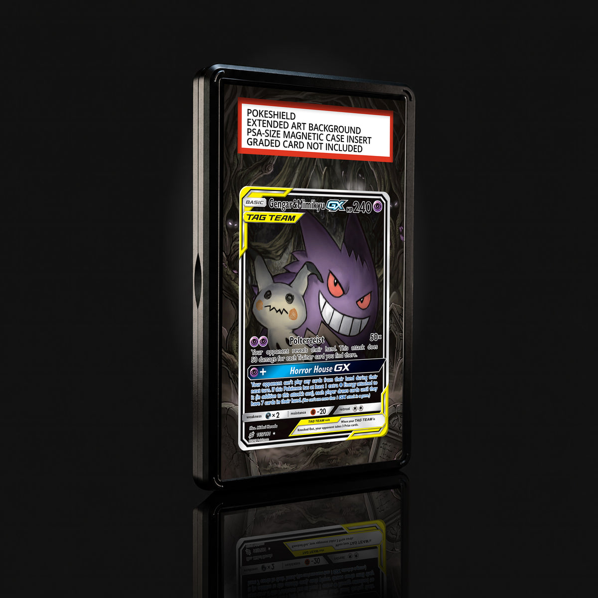 Gengar & Mimikyu GX 165 Extended Art Display