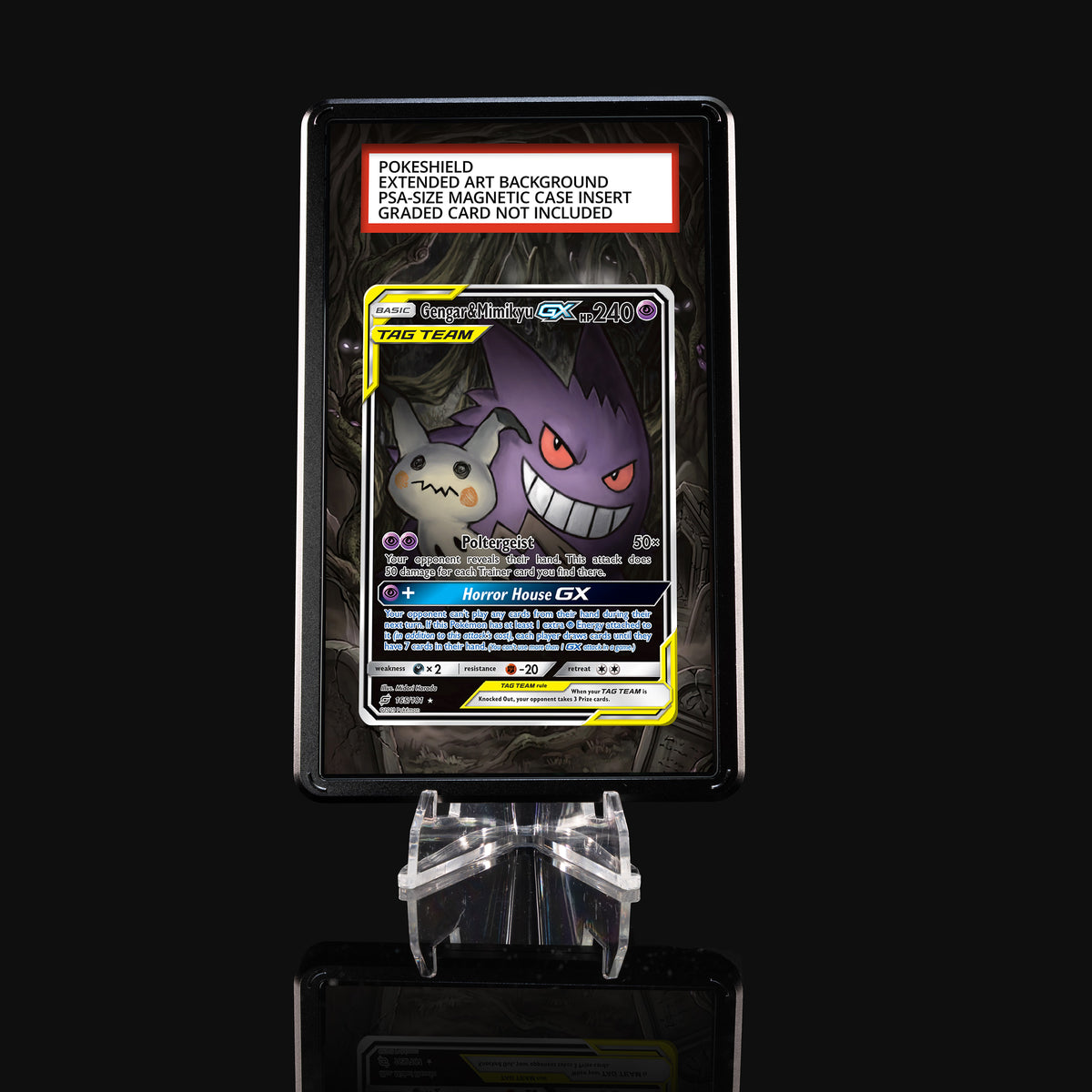 Gengar & Mimikyu GX 165 Extended Art Display