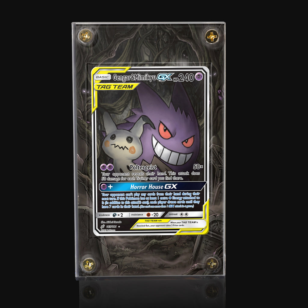 Gengar & Mimikyu GX 165 Extended Art Display