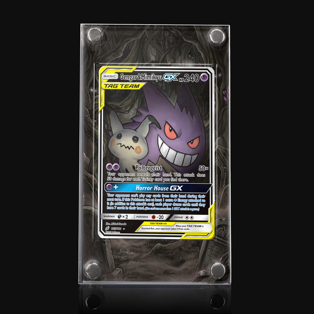 Gengar & Mimikyu GX 165 Extended Art Display