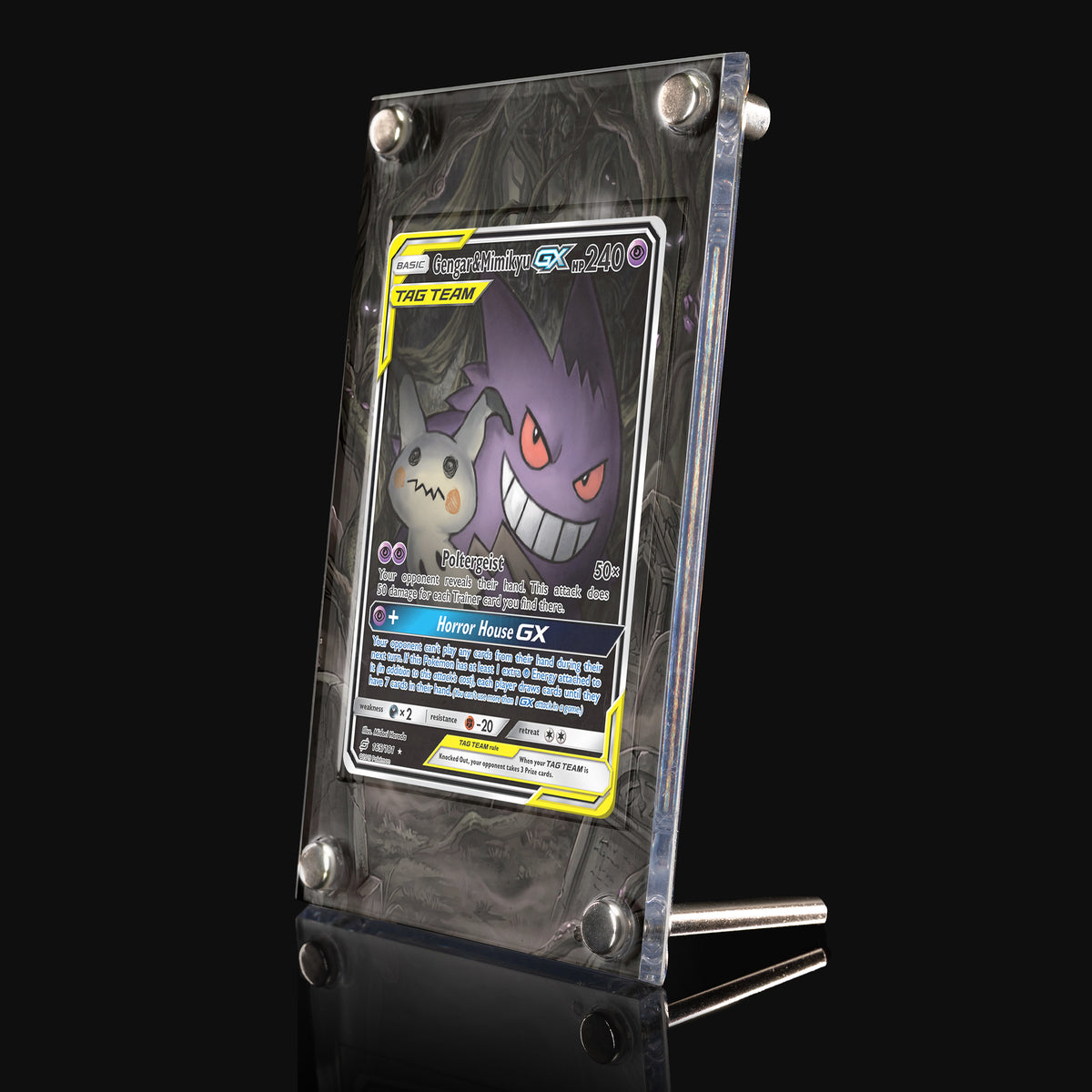 Gengar & Mimikyu GX 165 Extended Art Display