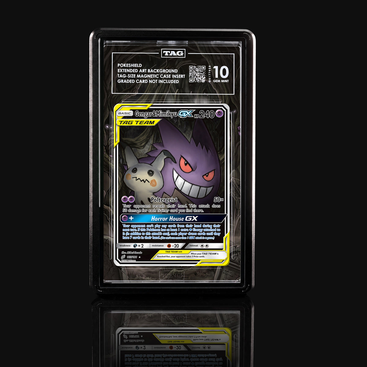 Gengar & Mimikyu GX 165 Extended Art Display