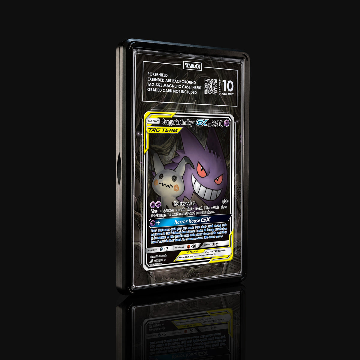 Gengar & Mimikyu GX 165 Extended Art Display