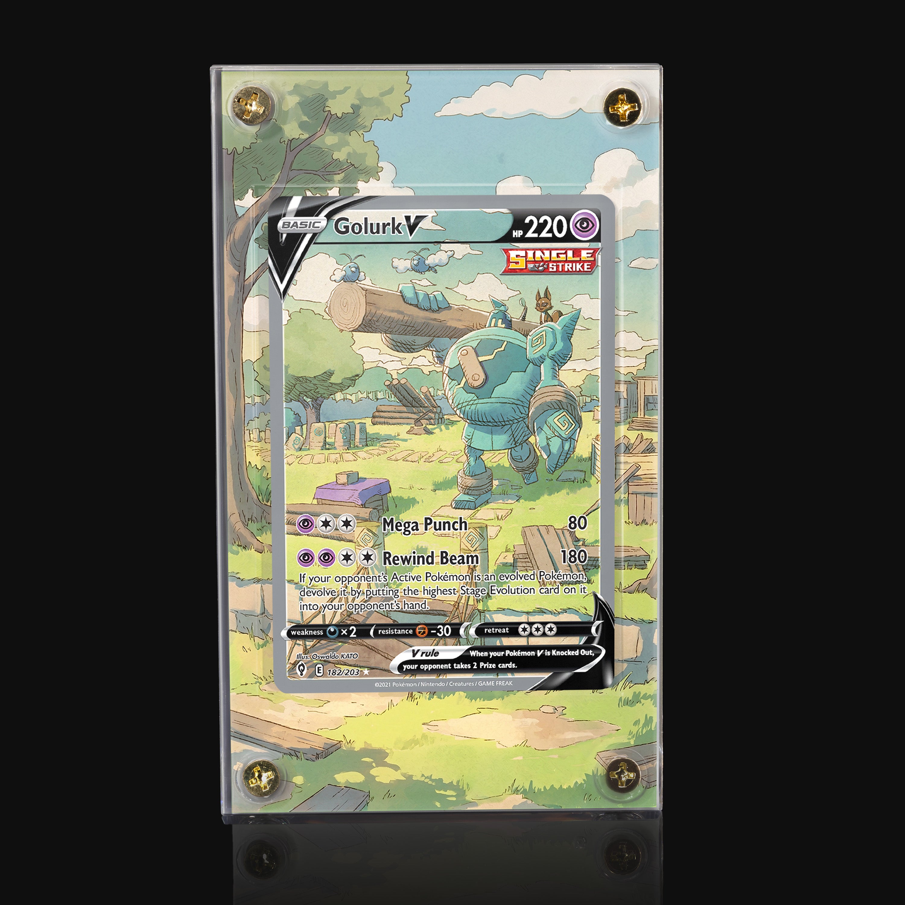 Golurk V 182 Extended Art Display