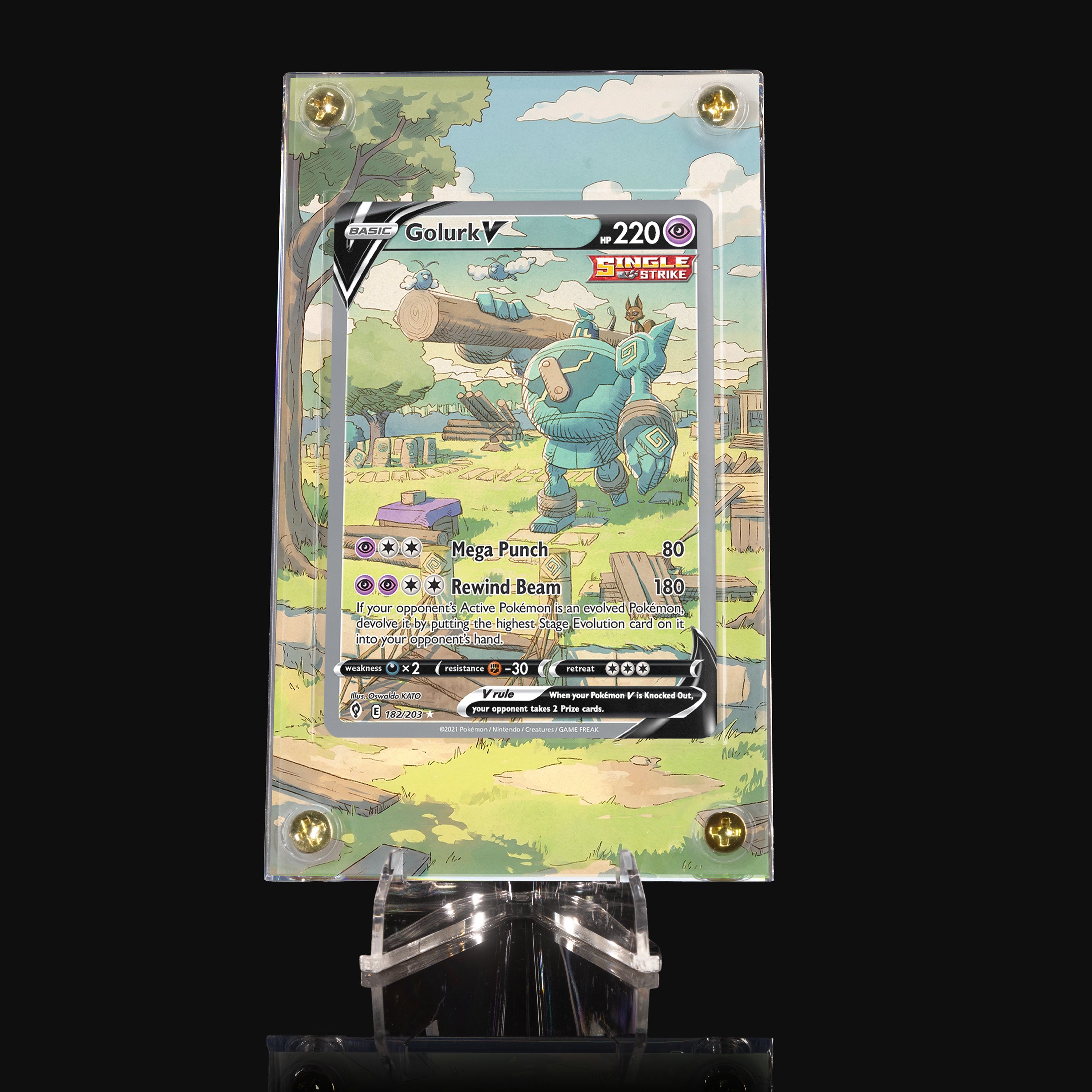 Golurk V 182 Extended Art Display
