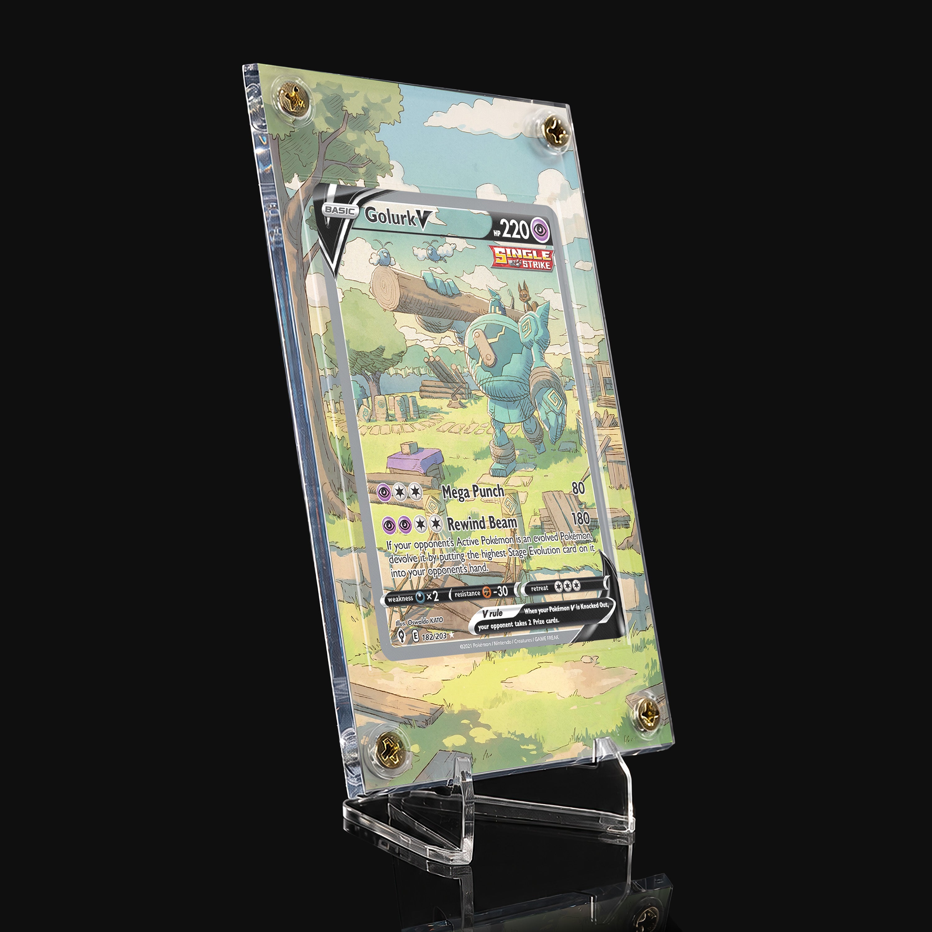 Golurk V 182 Extended Art Display