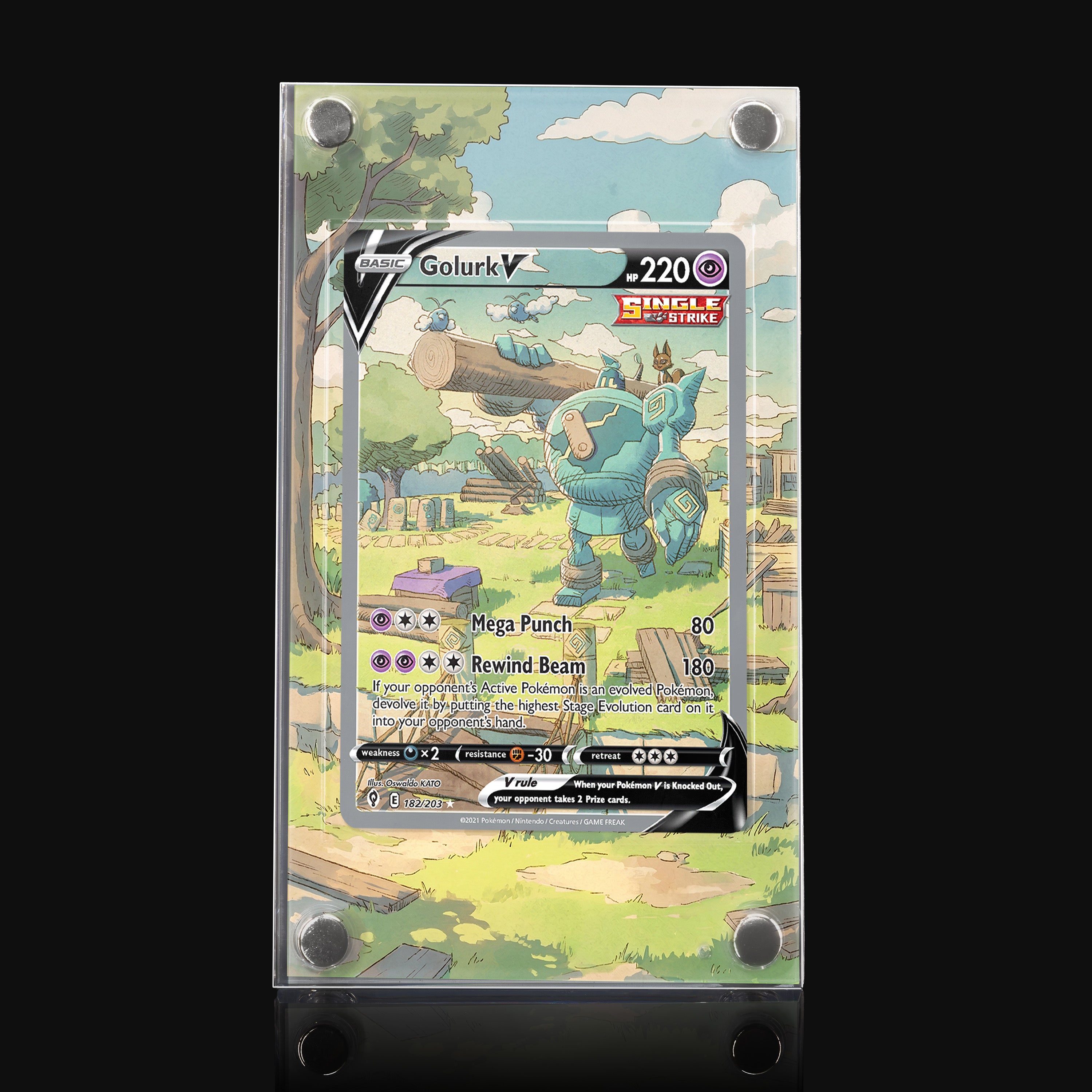 Golurk V 182 Extended Art Display