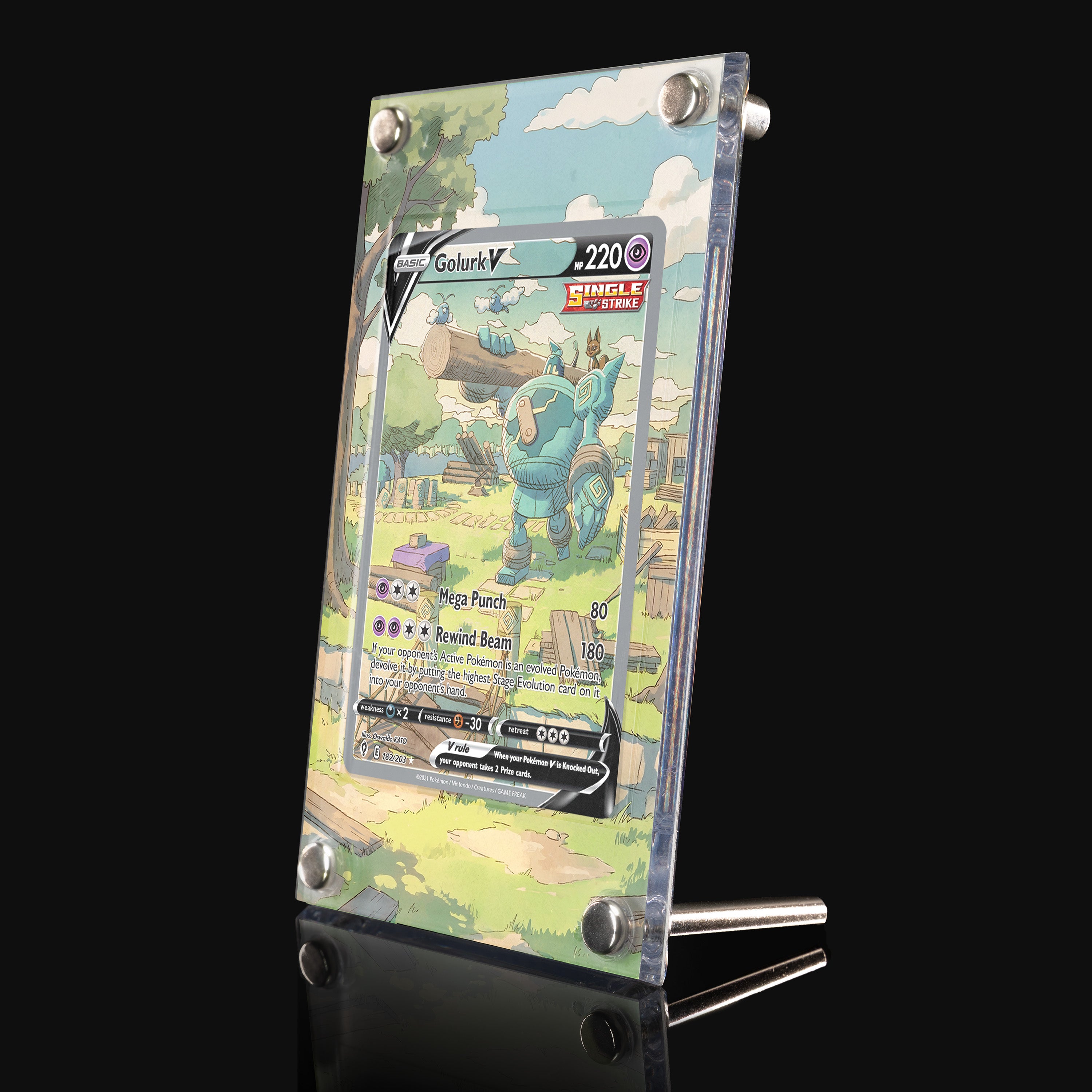 Golurk V 182 Extended Art Display