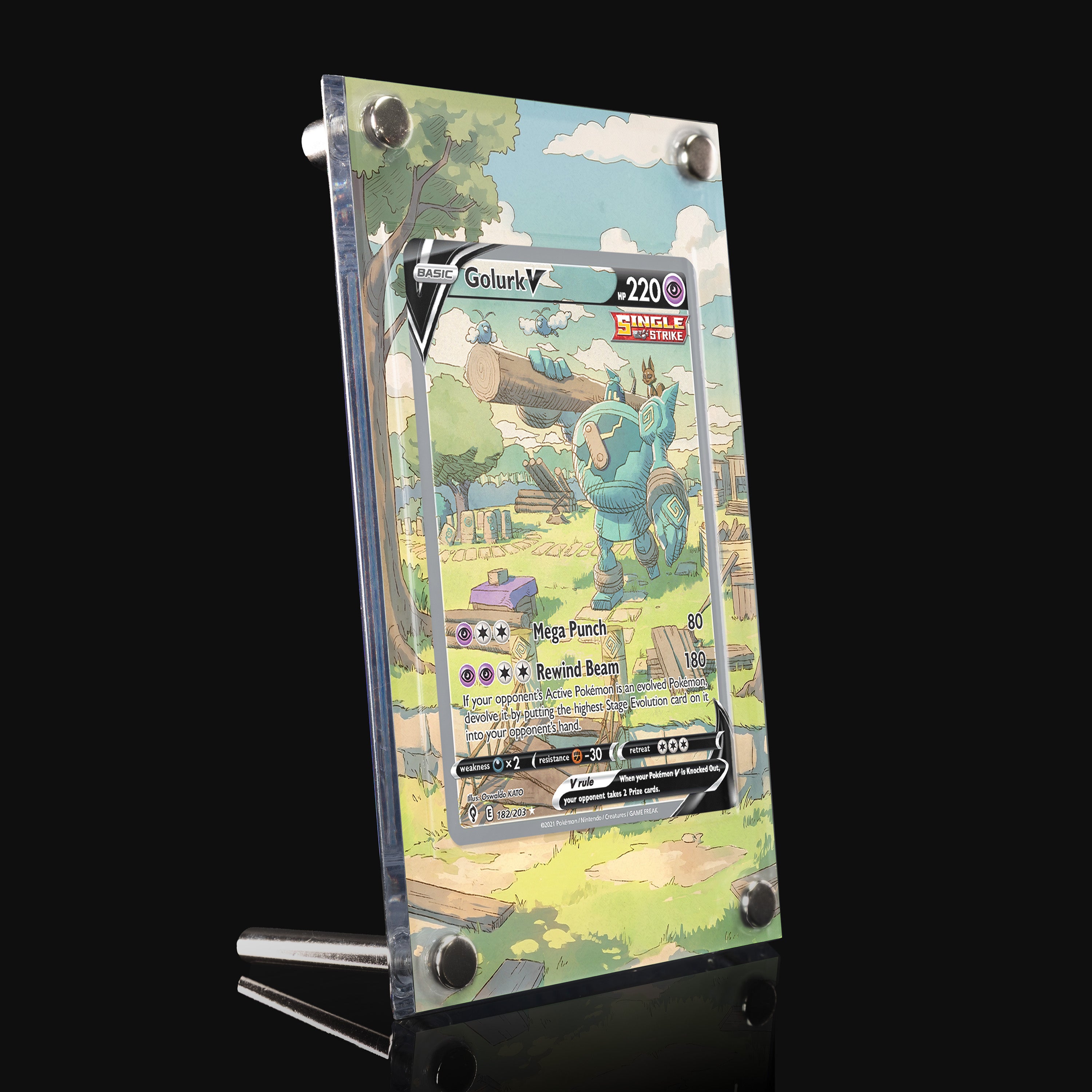 Golurk V 182 Extended Art Display