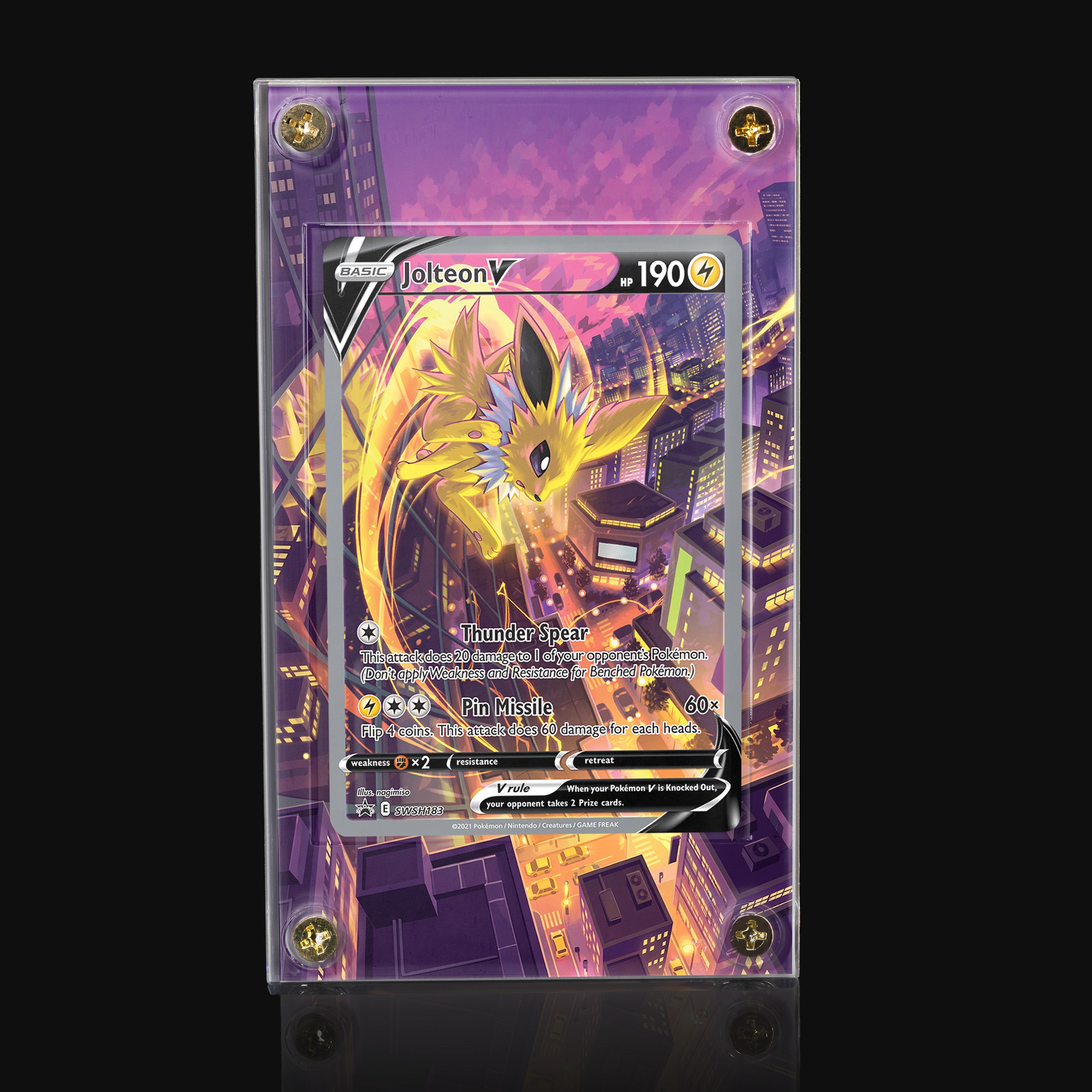Jolteon V SWSH183 Extended Art Display