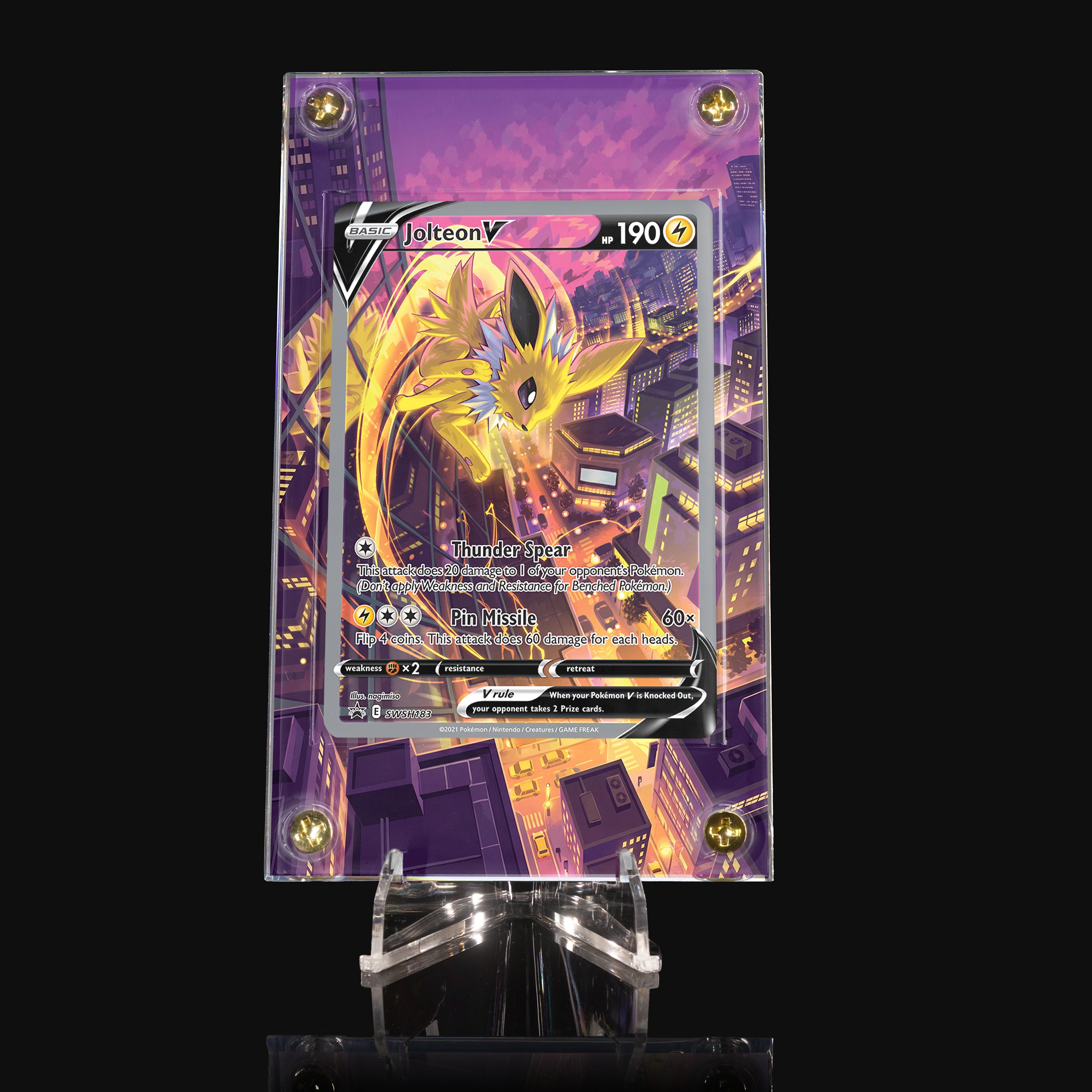 Jolteon V SWSH183 Extended Art Display