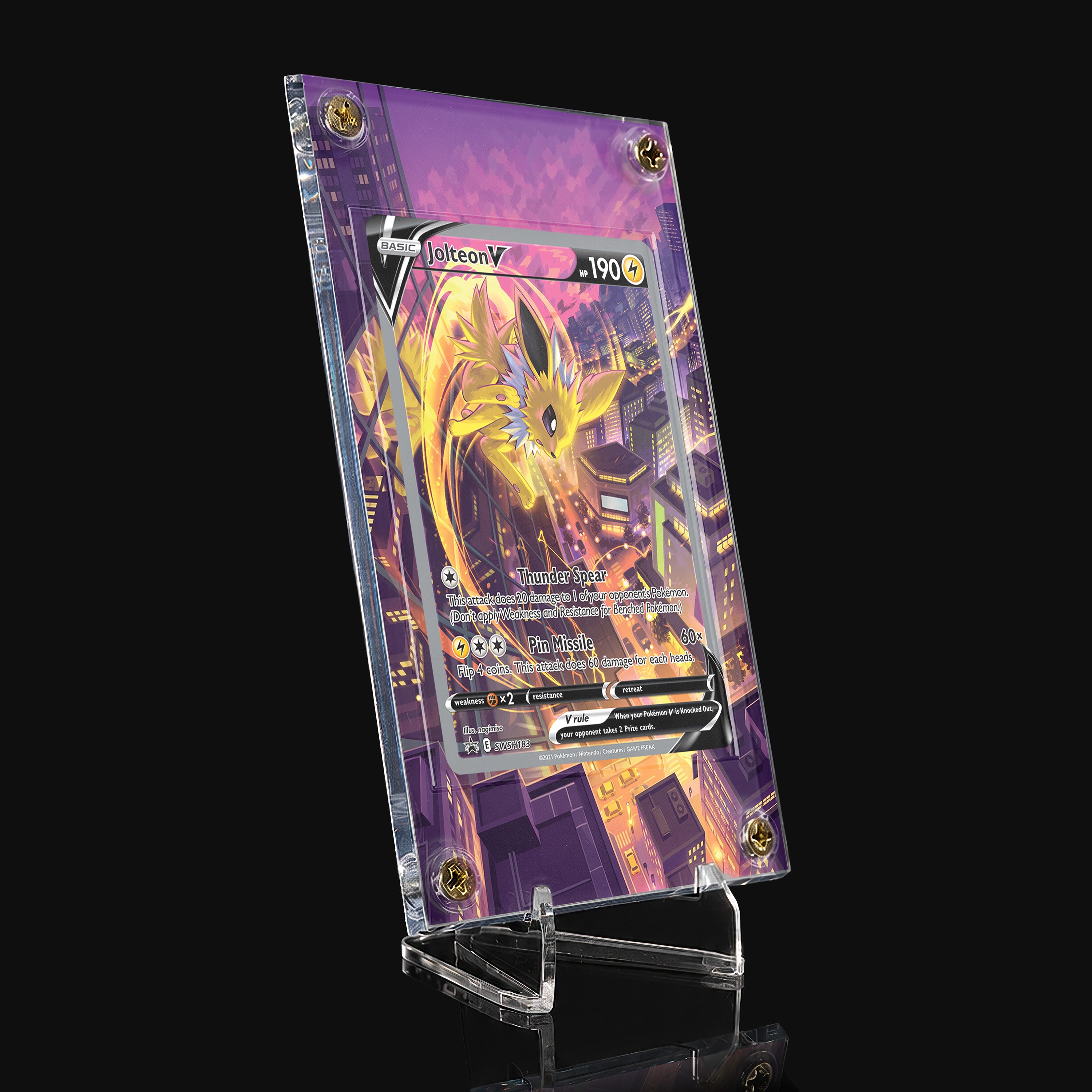 Jolteon V SWSH183 Extended Art Display