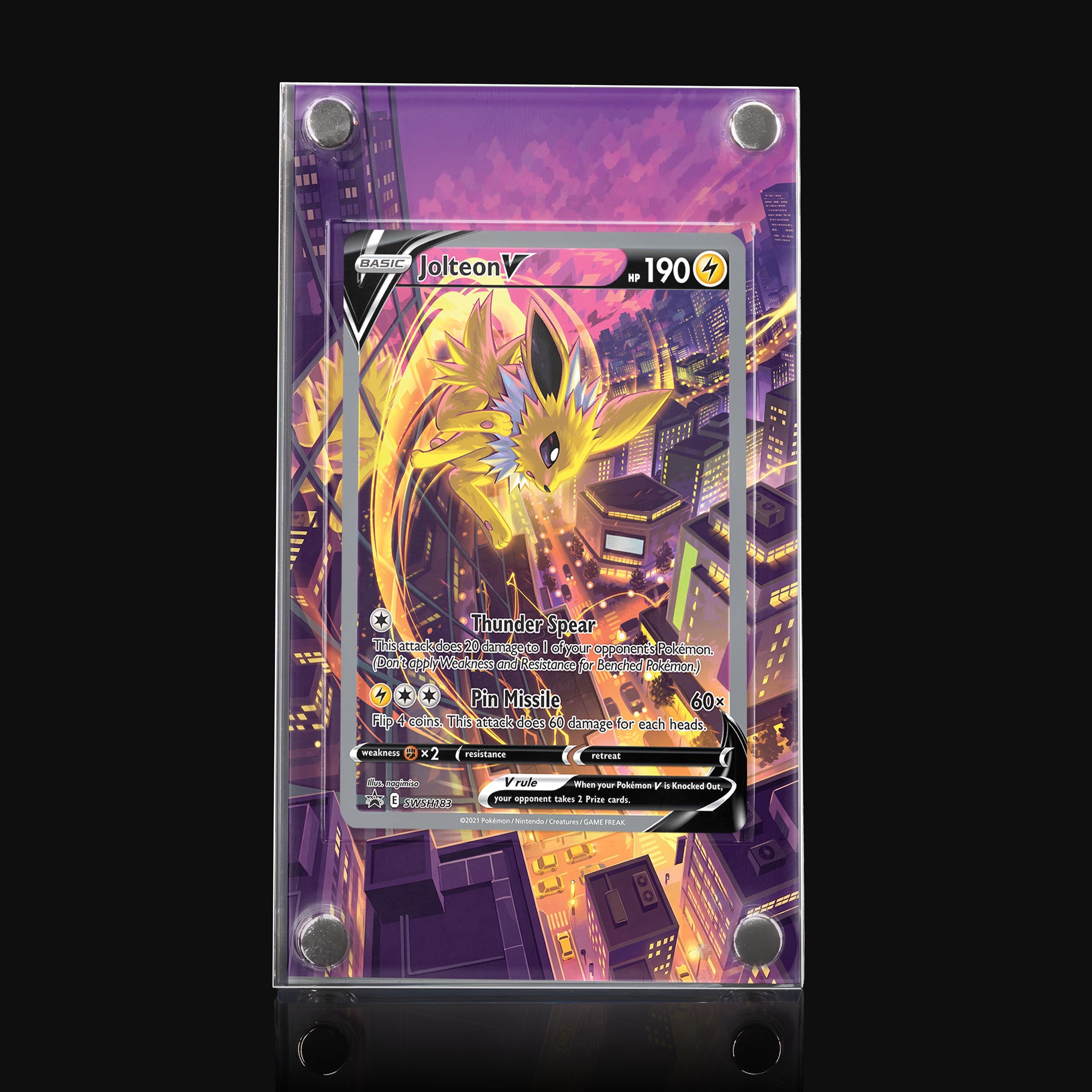 Jolteon V SWSH183 Extended Art Display