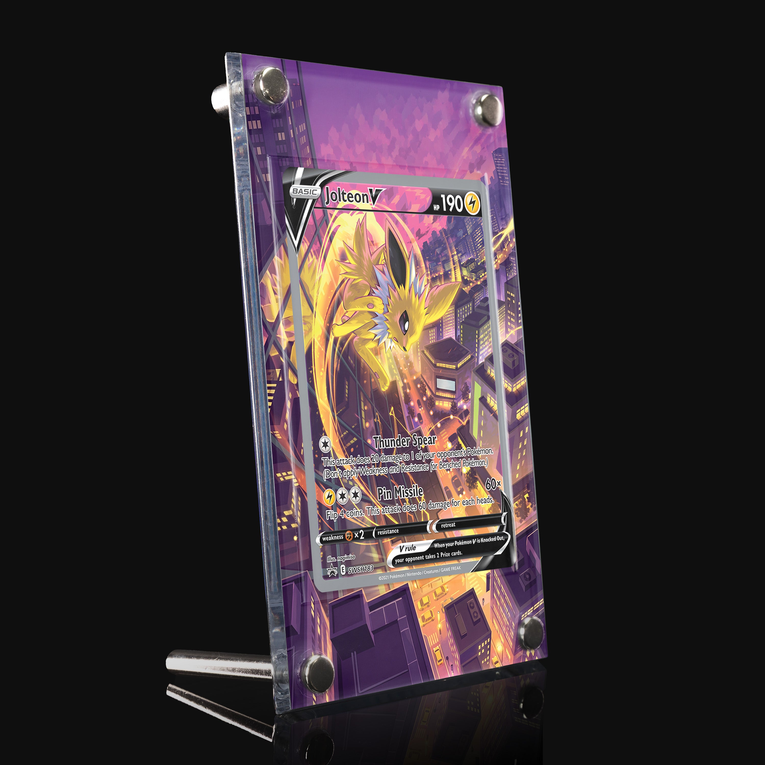 Jolteon V SWSH183 Extended Art Display