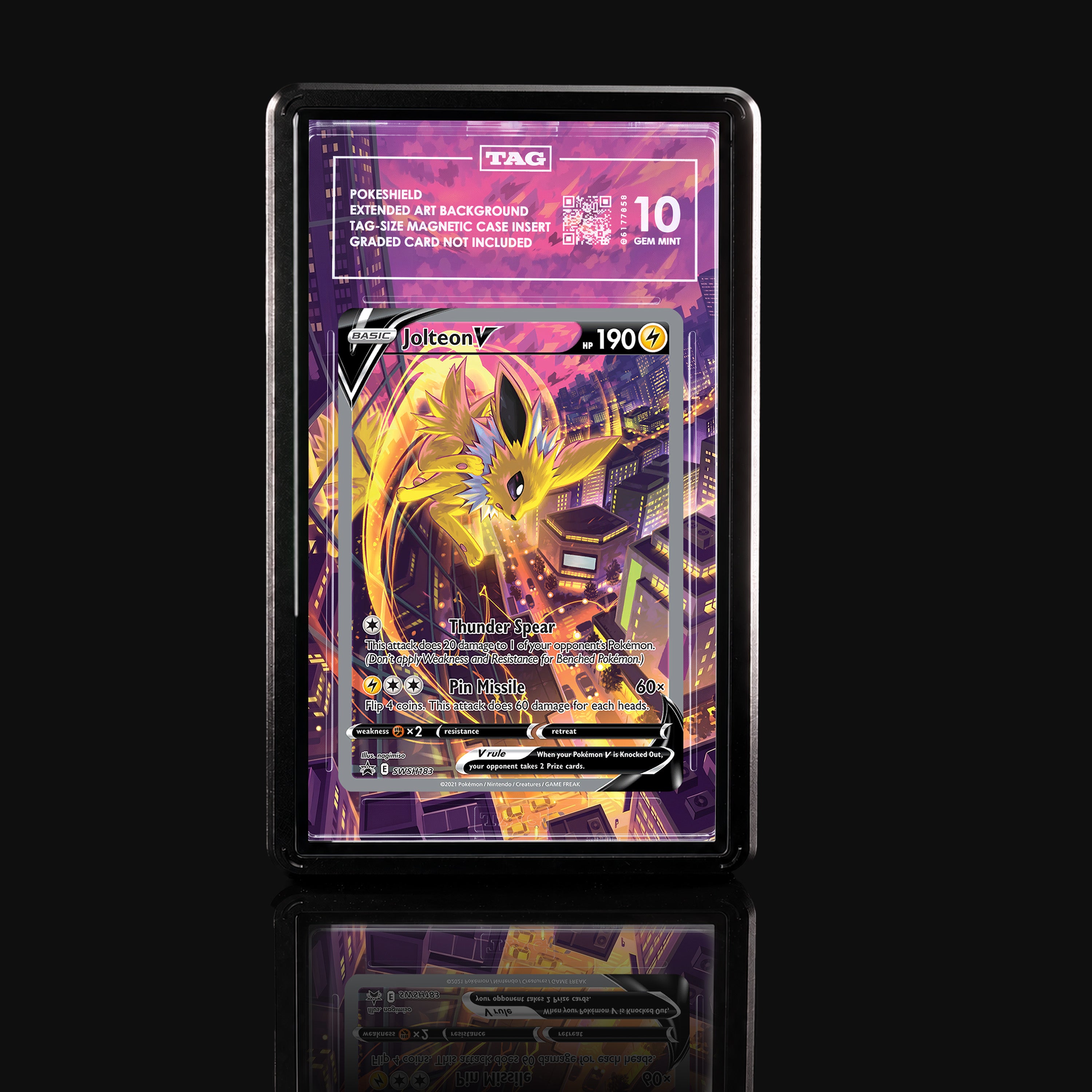 Jolteon V SWSH183 Extended Art Display