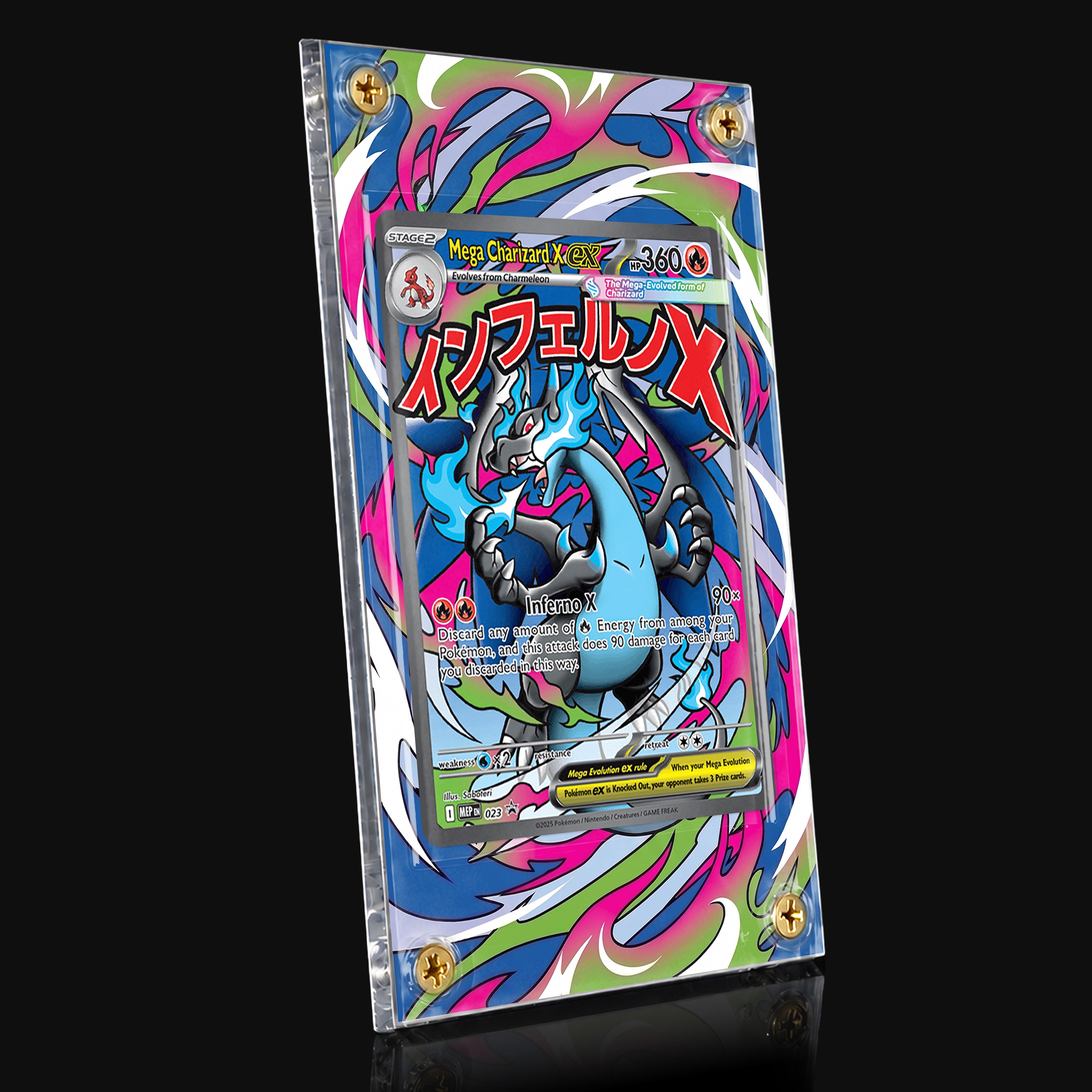 Mega Charizard X ex 023 Extended Art Display
