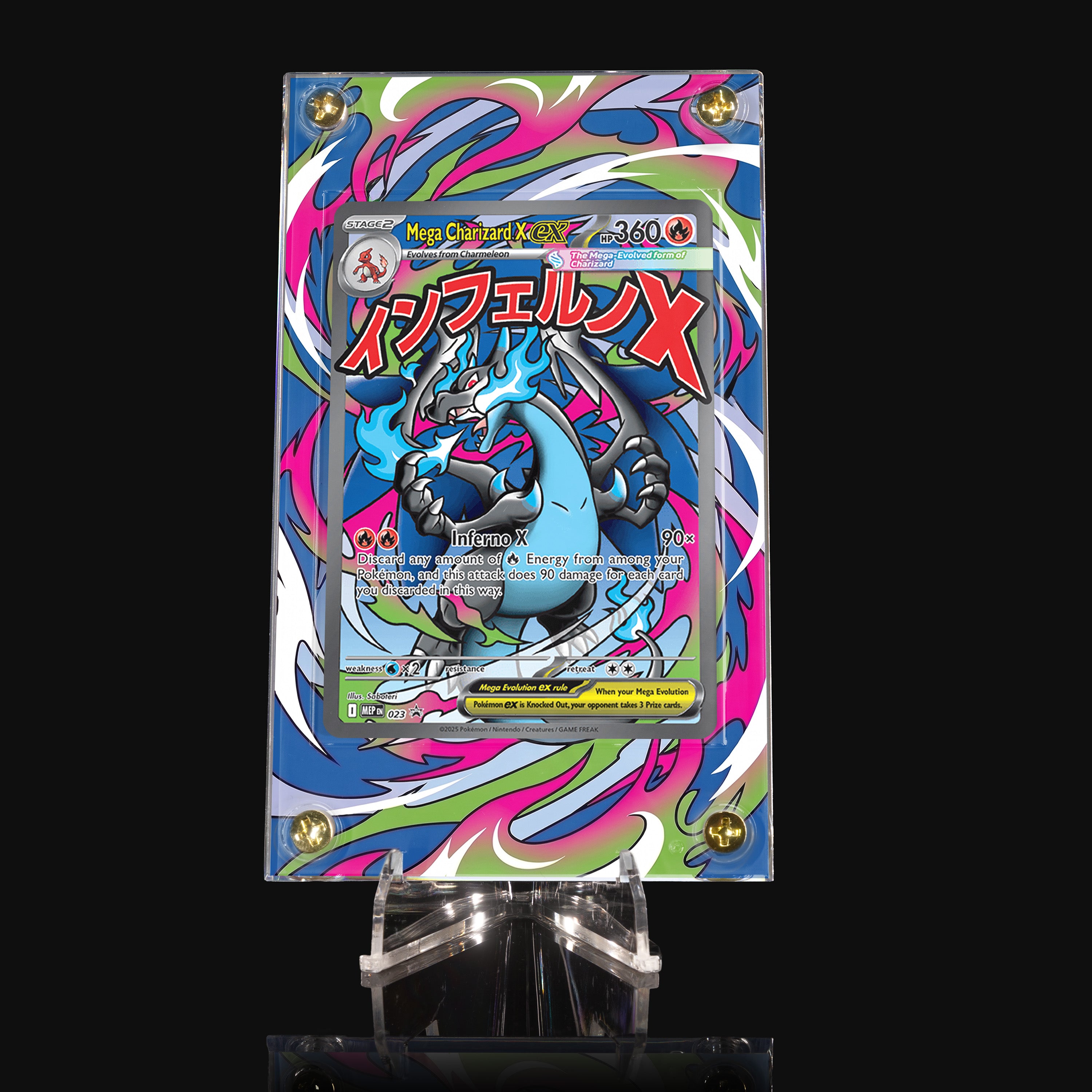 Mega Charizard X ex 023 Extended Art Display