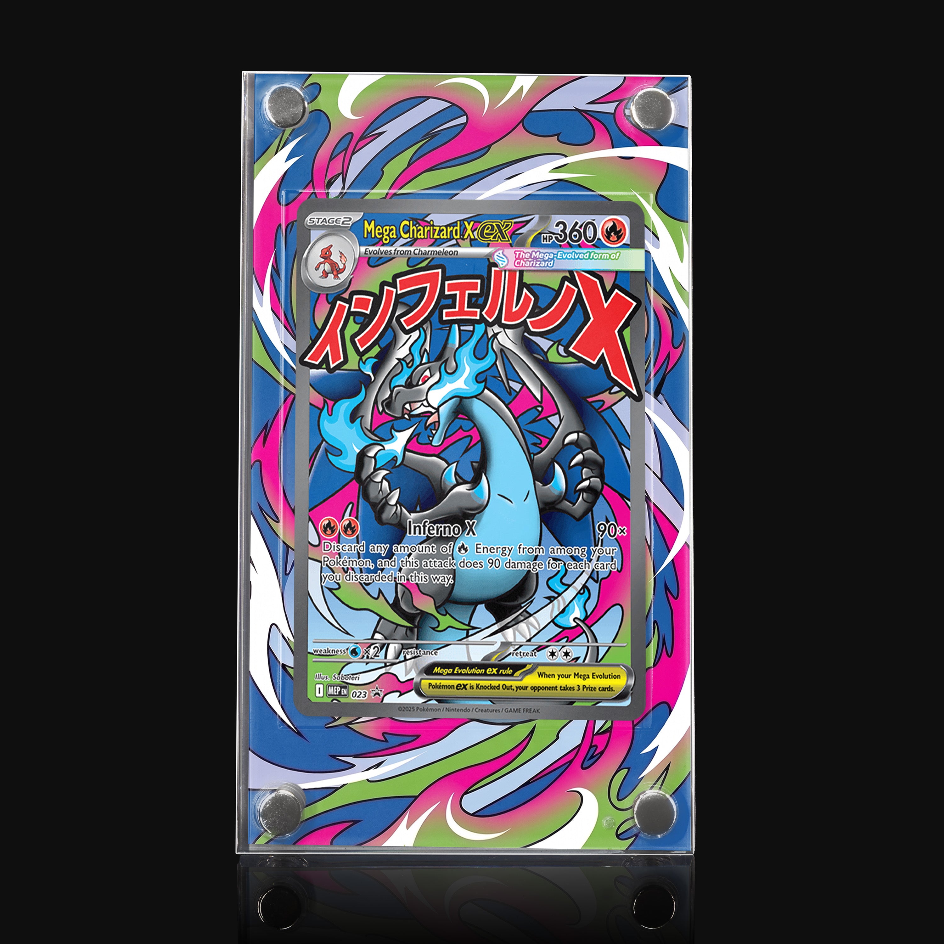 Mega Charizard X ex 023 Extended Art Display
