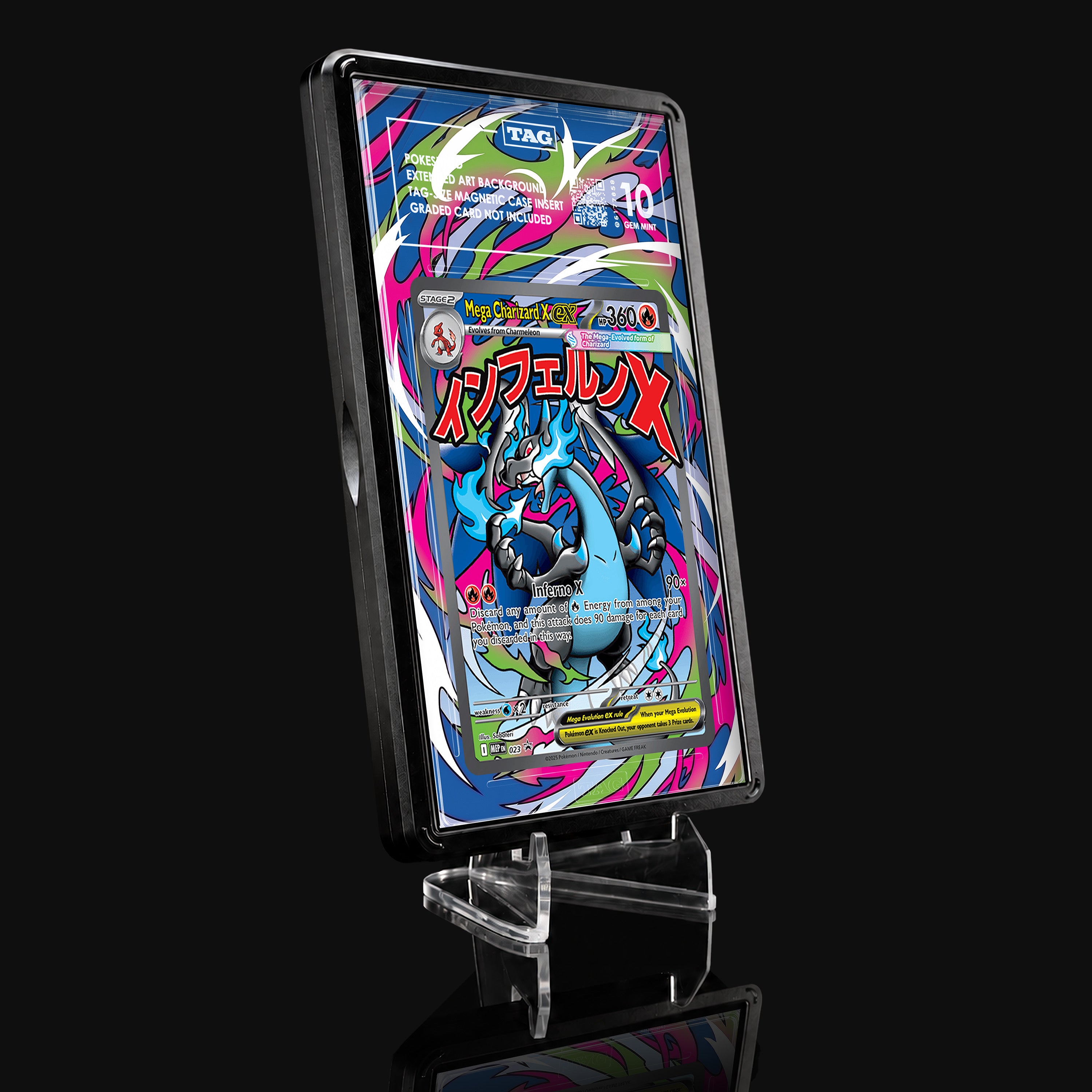 Mega Charizard X ex 023 Extended Art Display