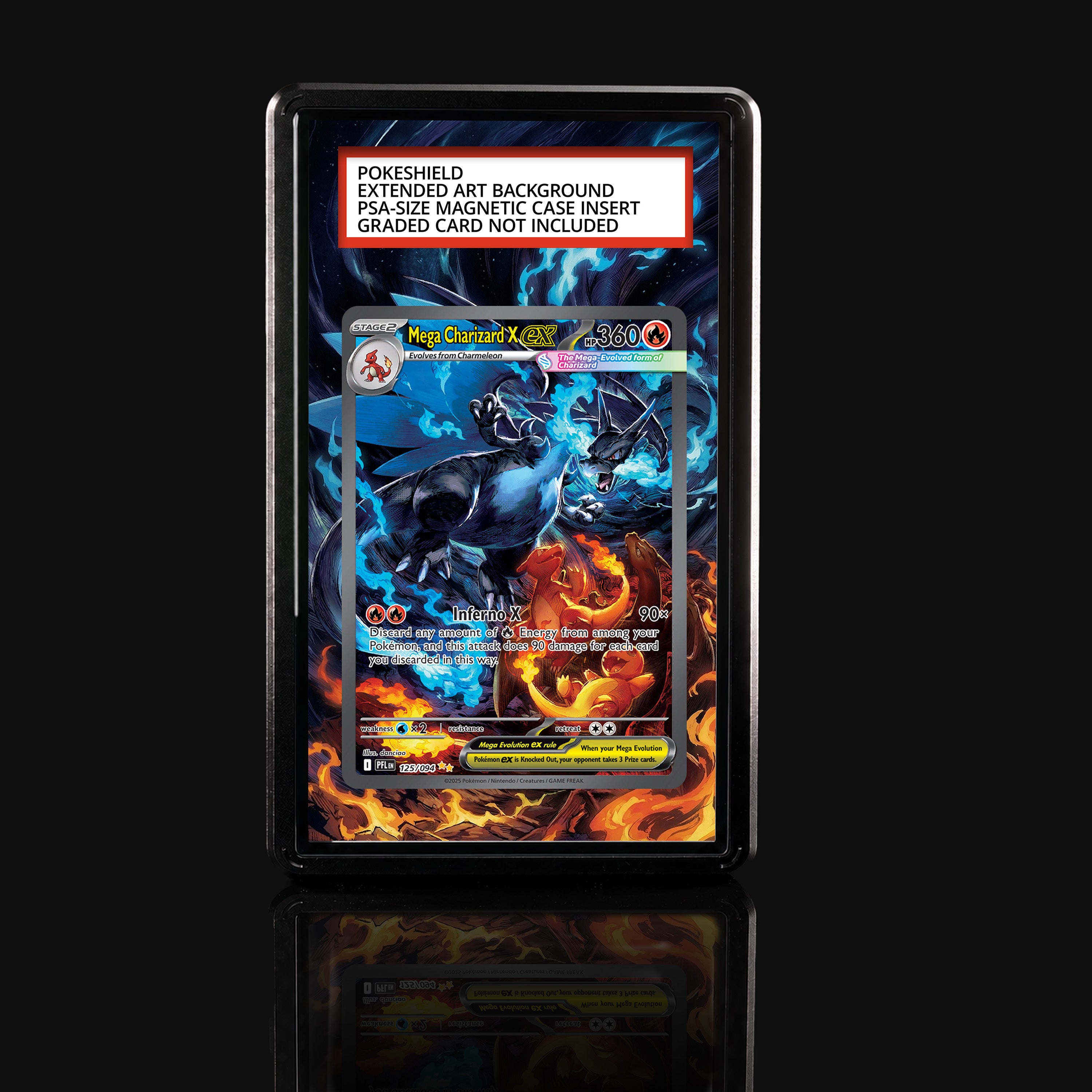 Mega Charizard X ex 125 Extended Art Display