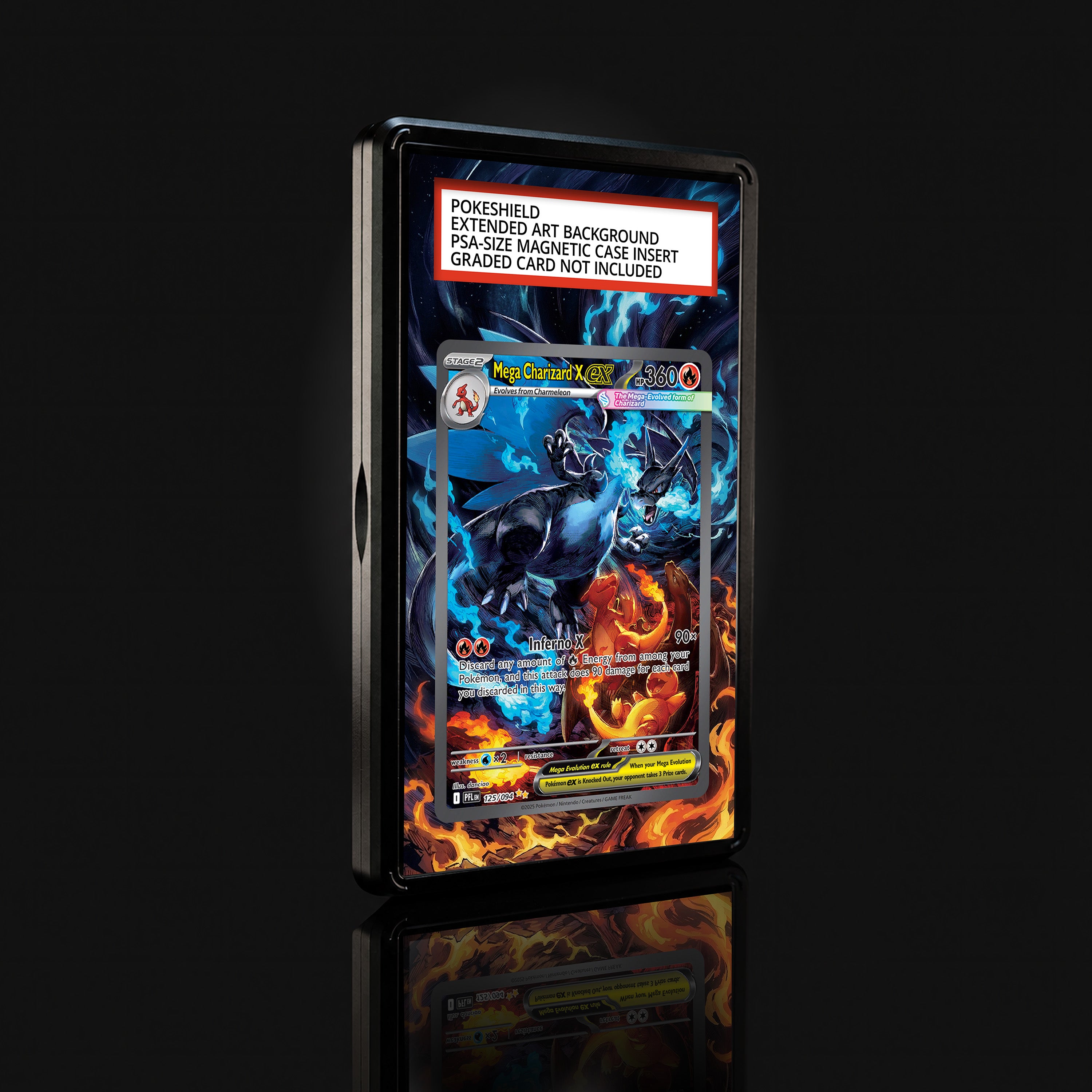 Mega Charizard X ex 125 Extended Art Display