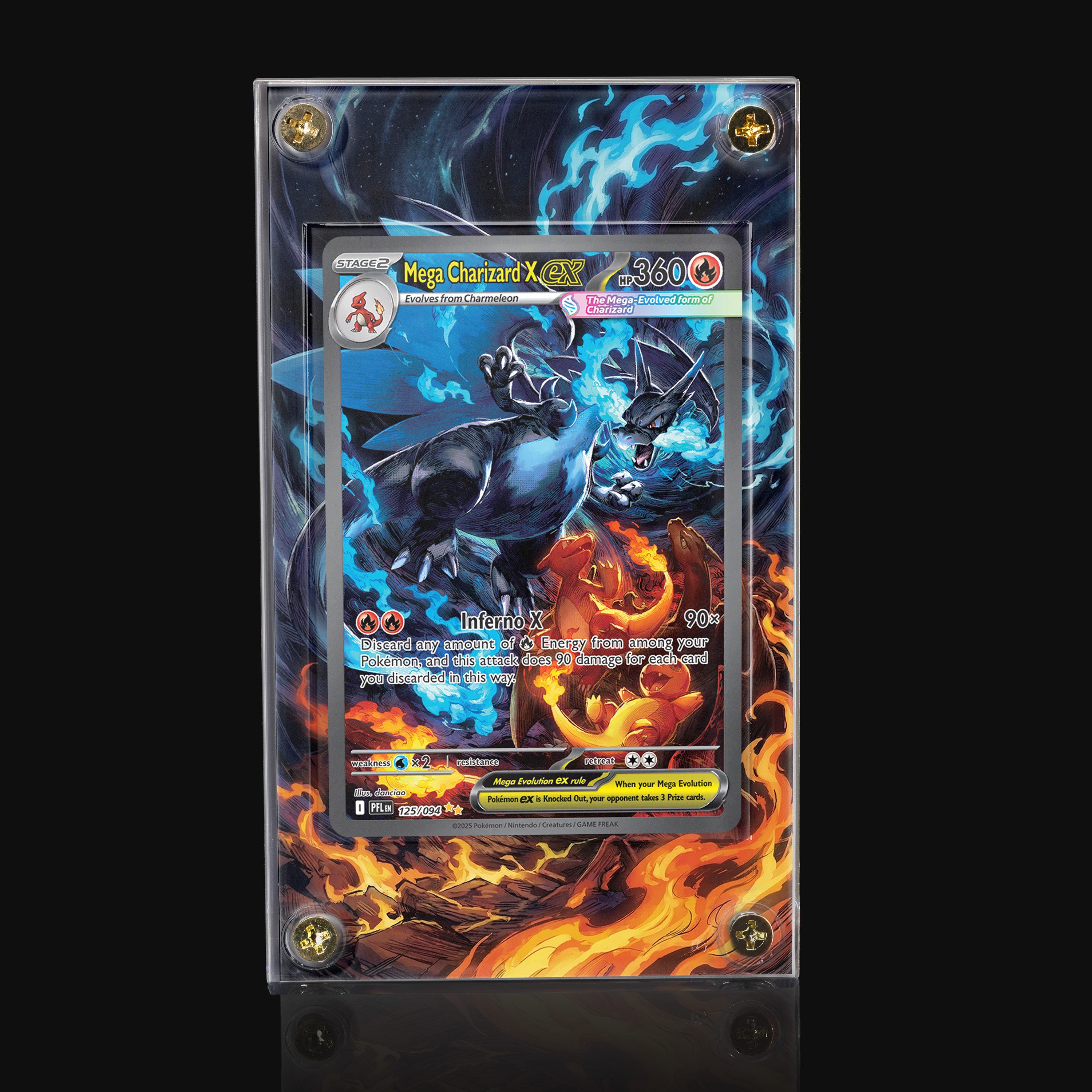 Mega Charizard X ex 125 Extended Art Display