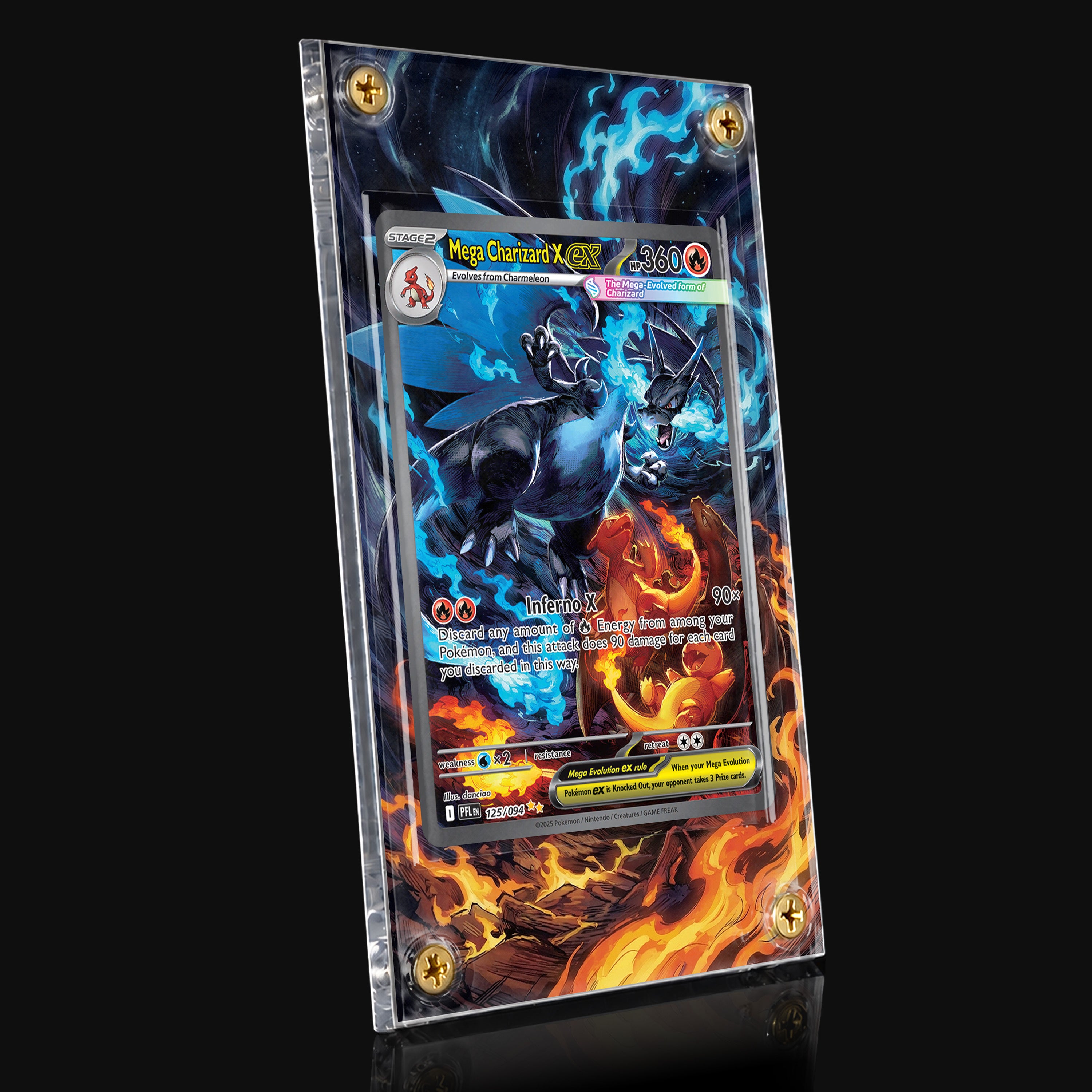 Mega Charizard X ex 125 Extended Art Display