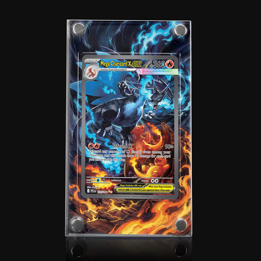 Mega Charizard X ex 125 Extended Art Display