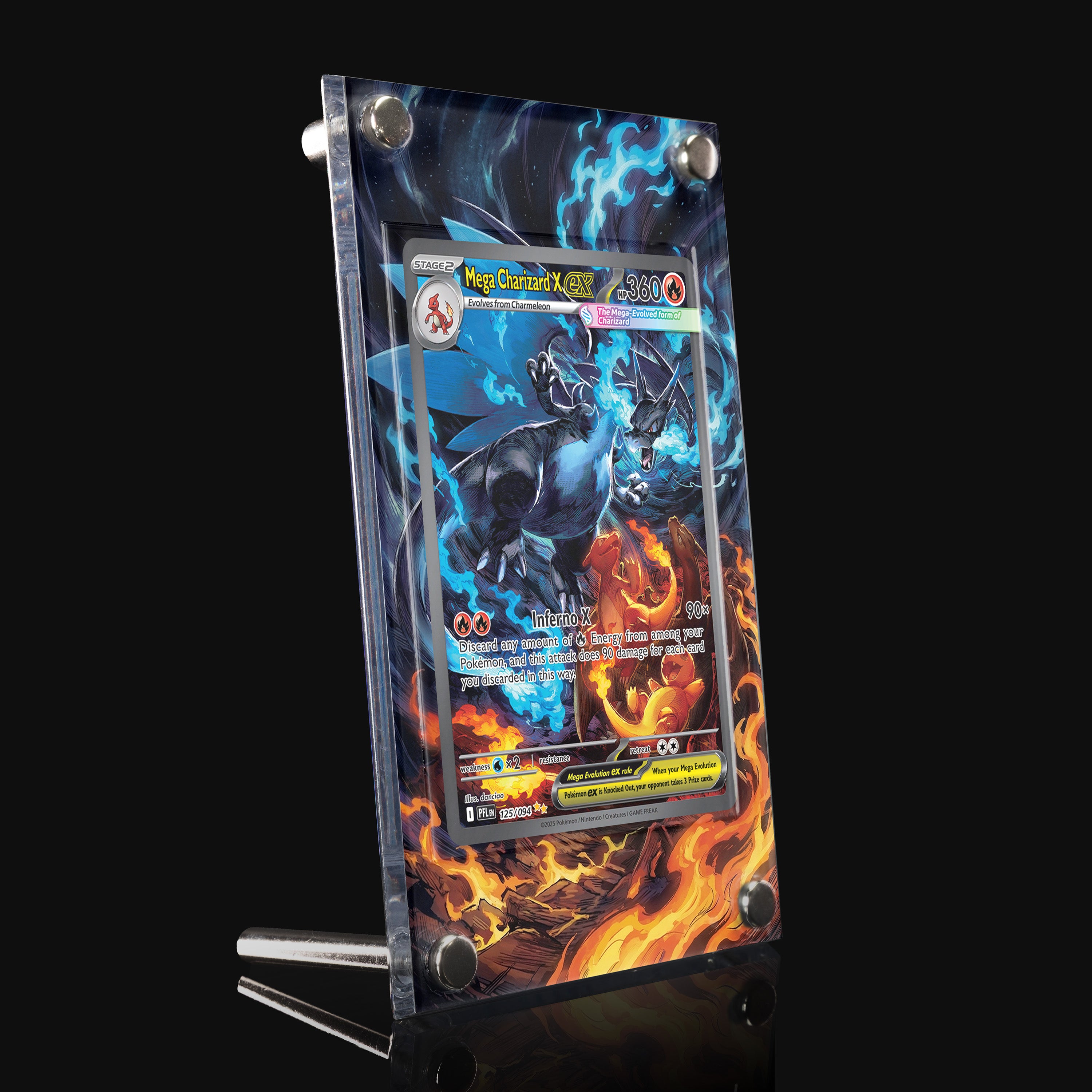 Mega Charizard X ex 125 Extended Art Display