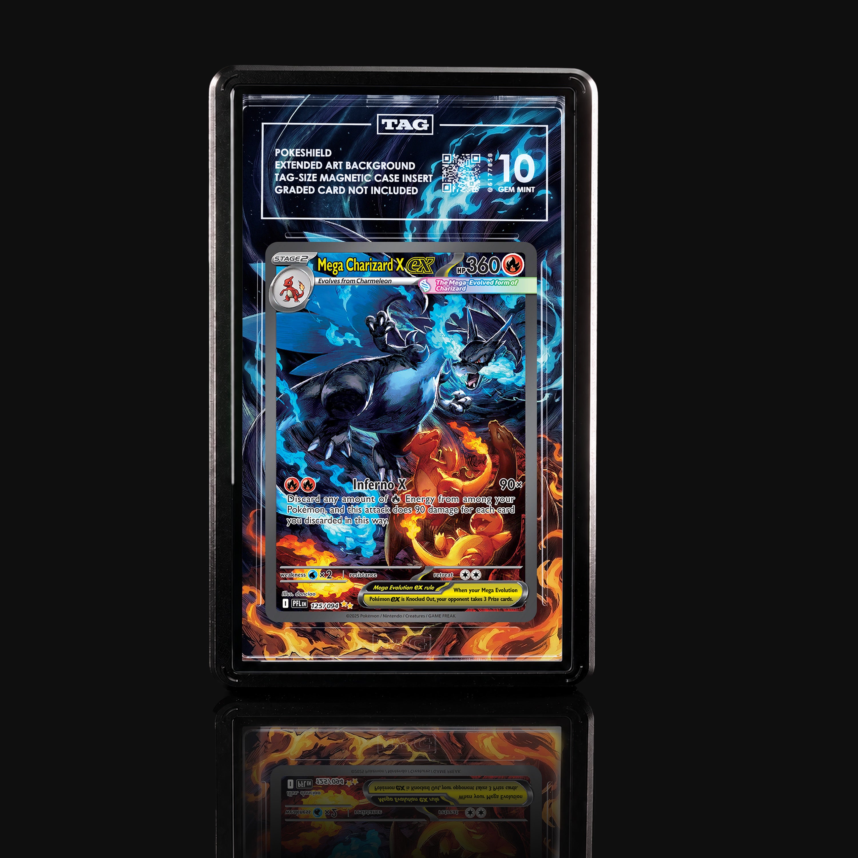 Mega Charizard X ex 125 Extended Art Display