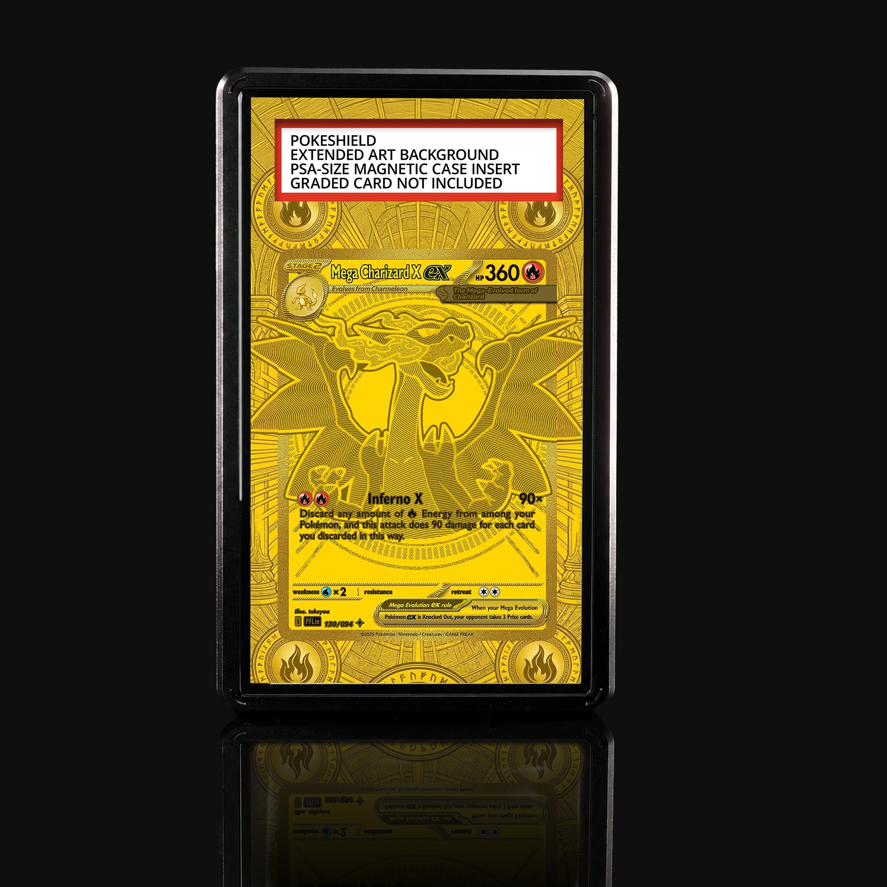 Mega Charizard X ex 130 Extended Art Display