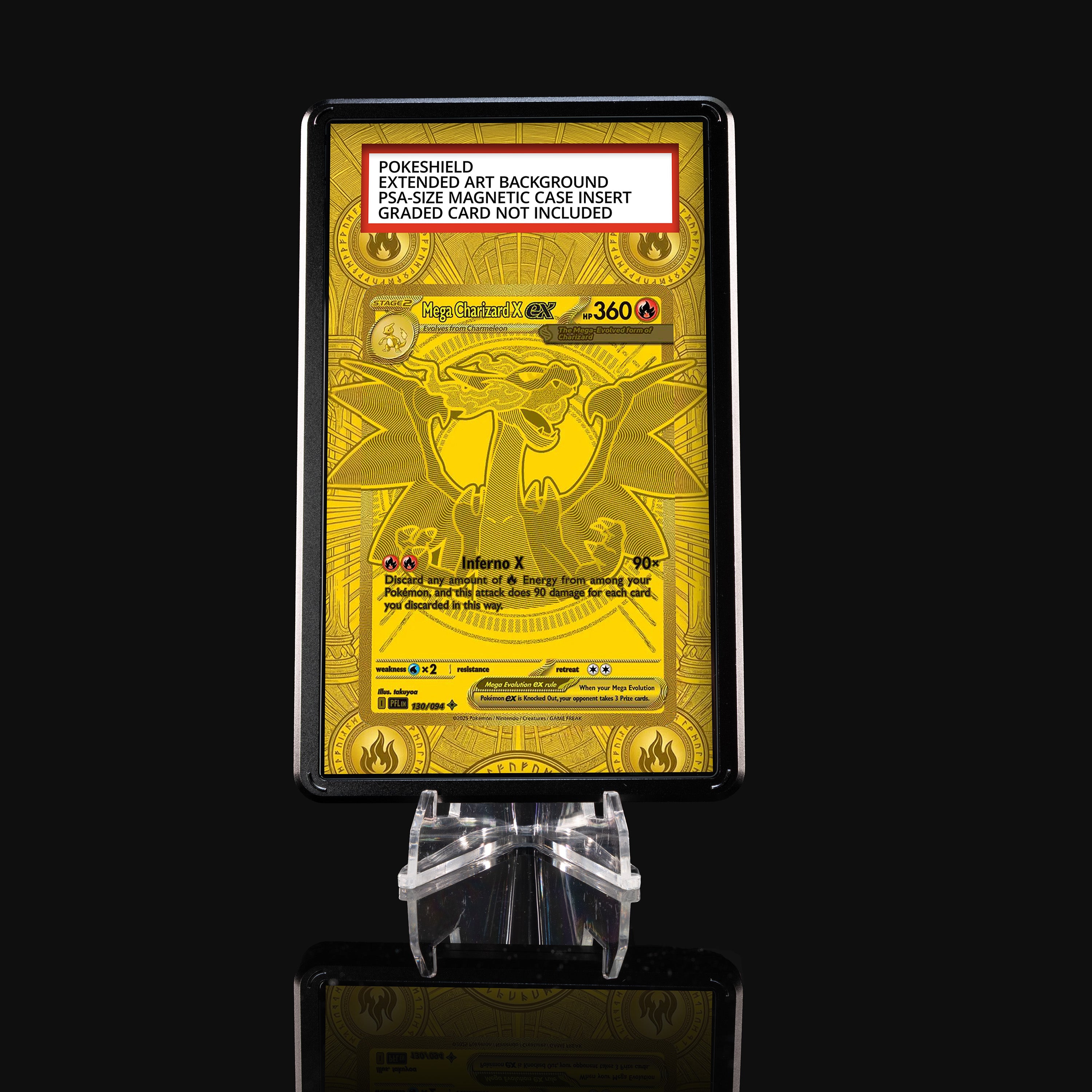 Mega Charizard X ex 130 Extended Art Display