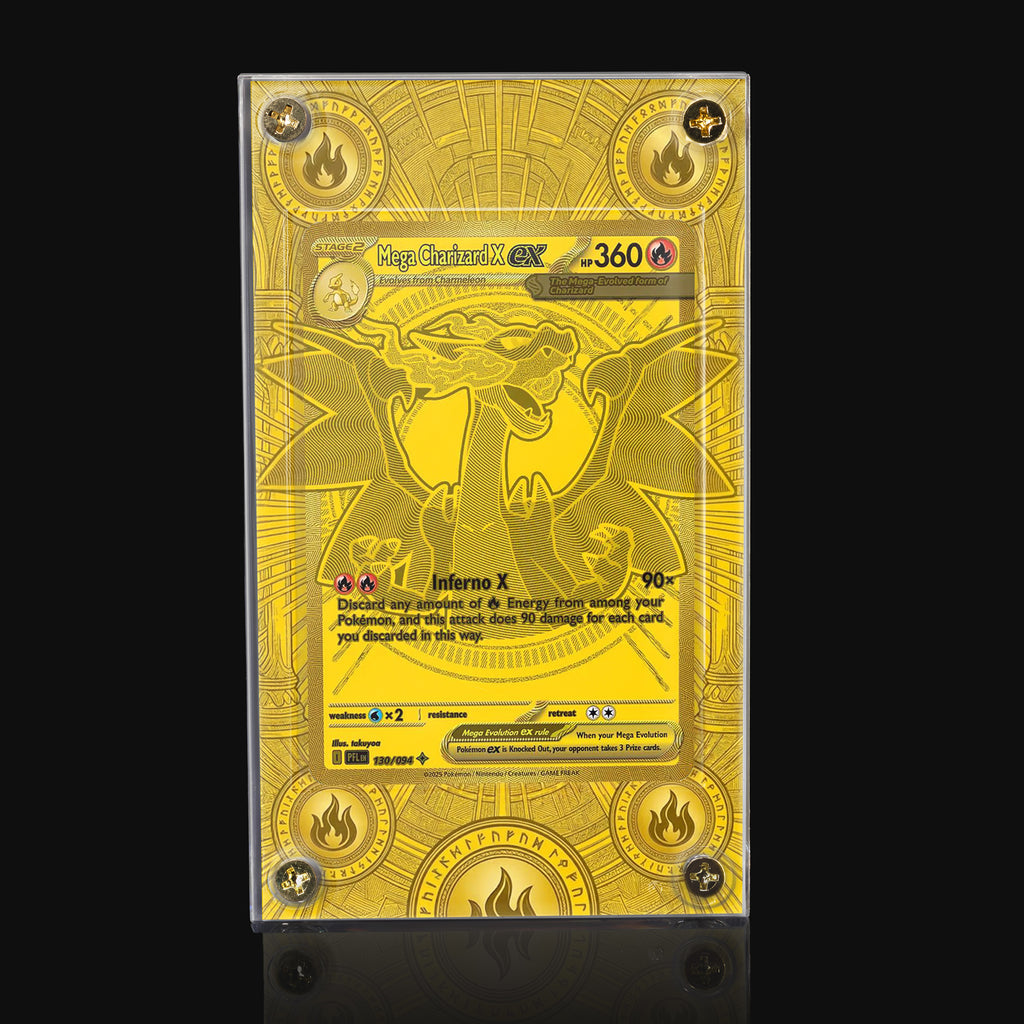 Mega Charizard X ex 130 Extended Art Display