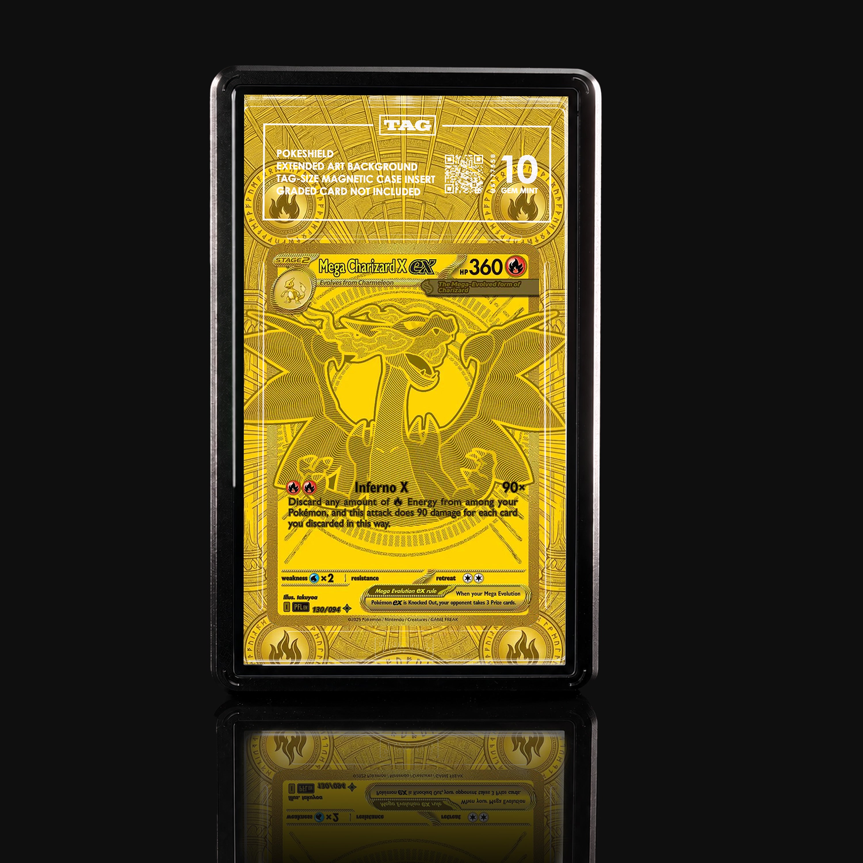 Mega Charizard X ex 130 Extended Art Display