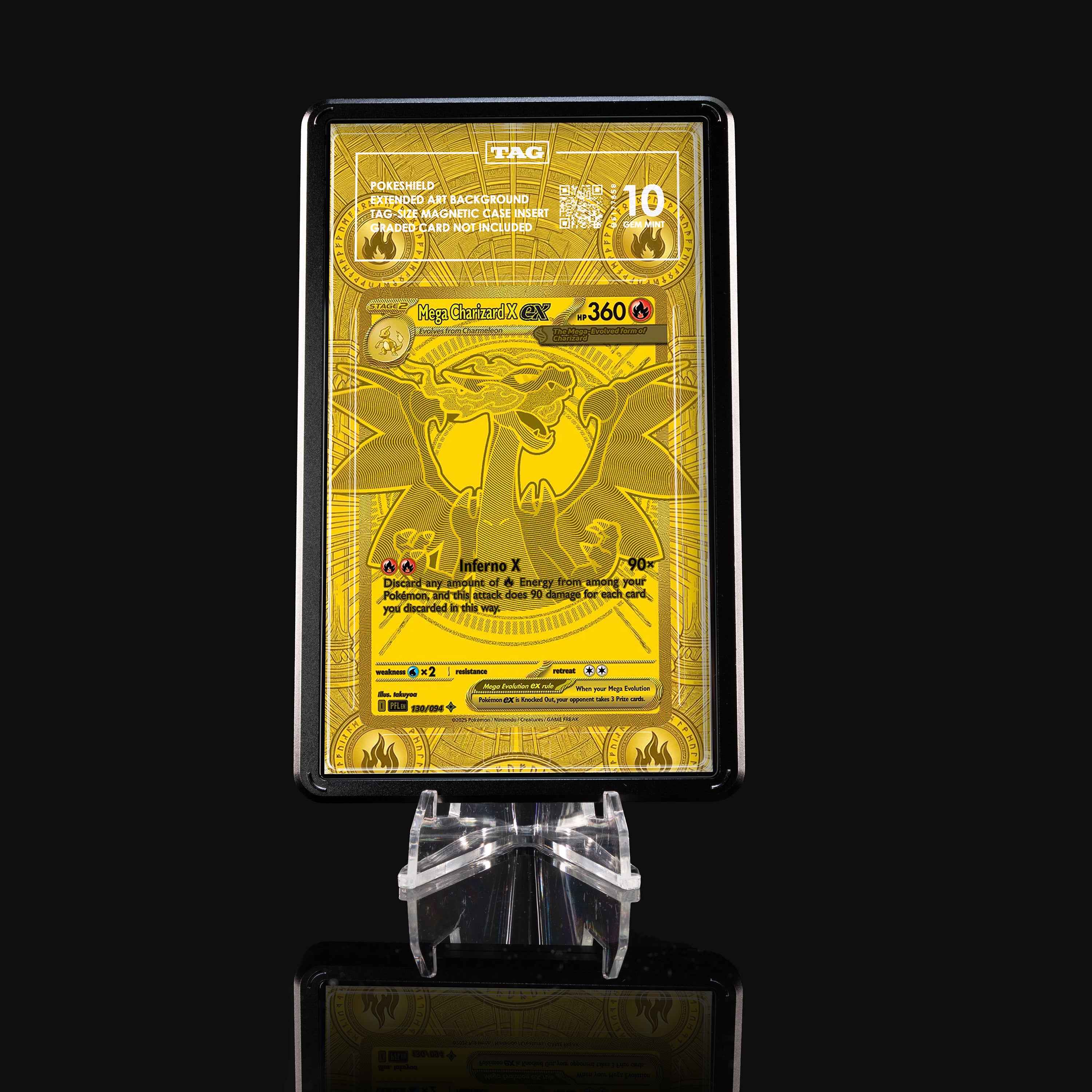Mega Charizard X ex 130 Extended Art Display