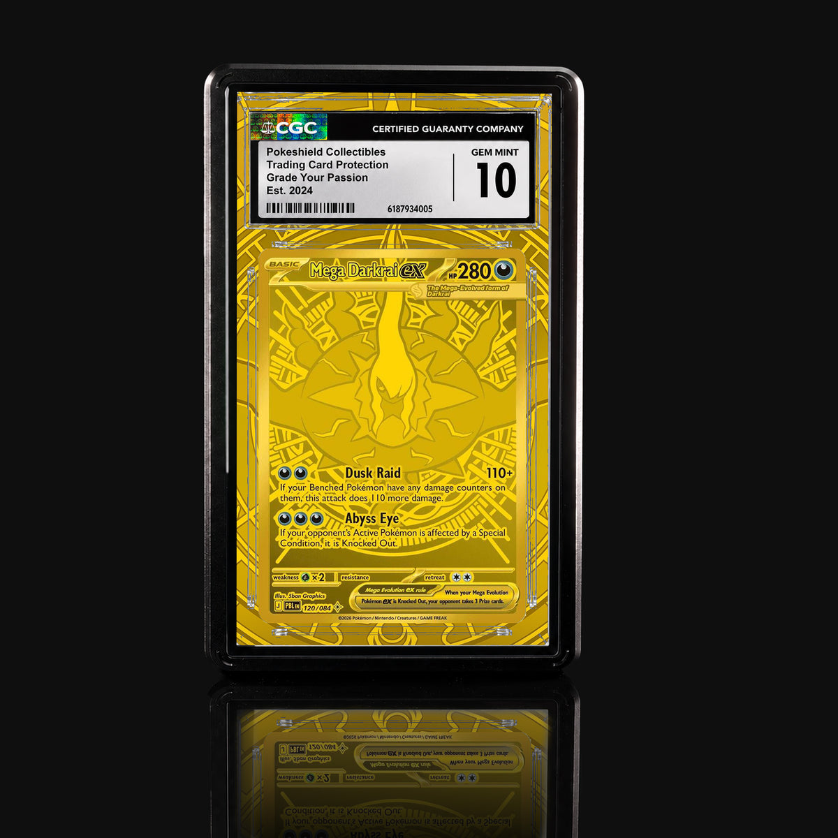 Mega Darkrai ex 120/084 Gold Extended Art Display