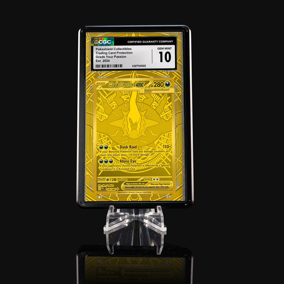 Mega Darkrai ex 120/084 Gold Extended Art Display