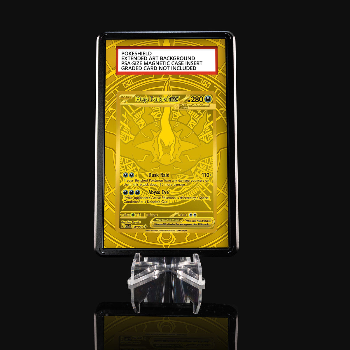 Mega Darkrai ex 120/084 Gold Extended Art Display