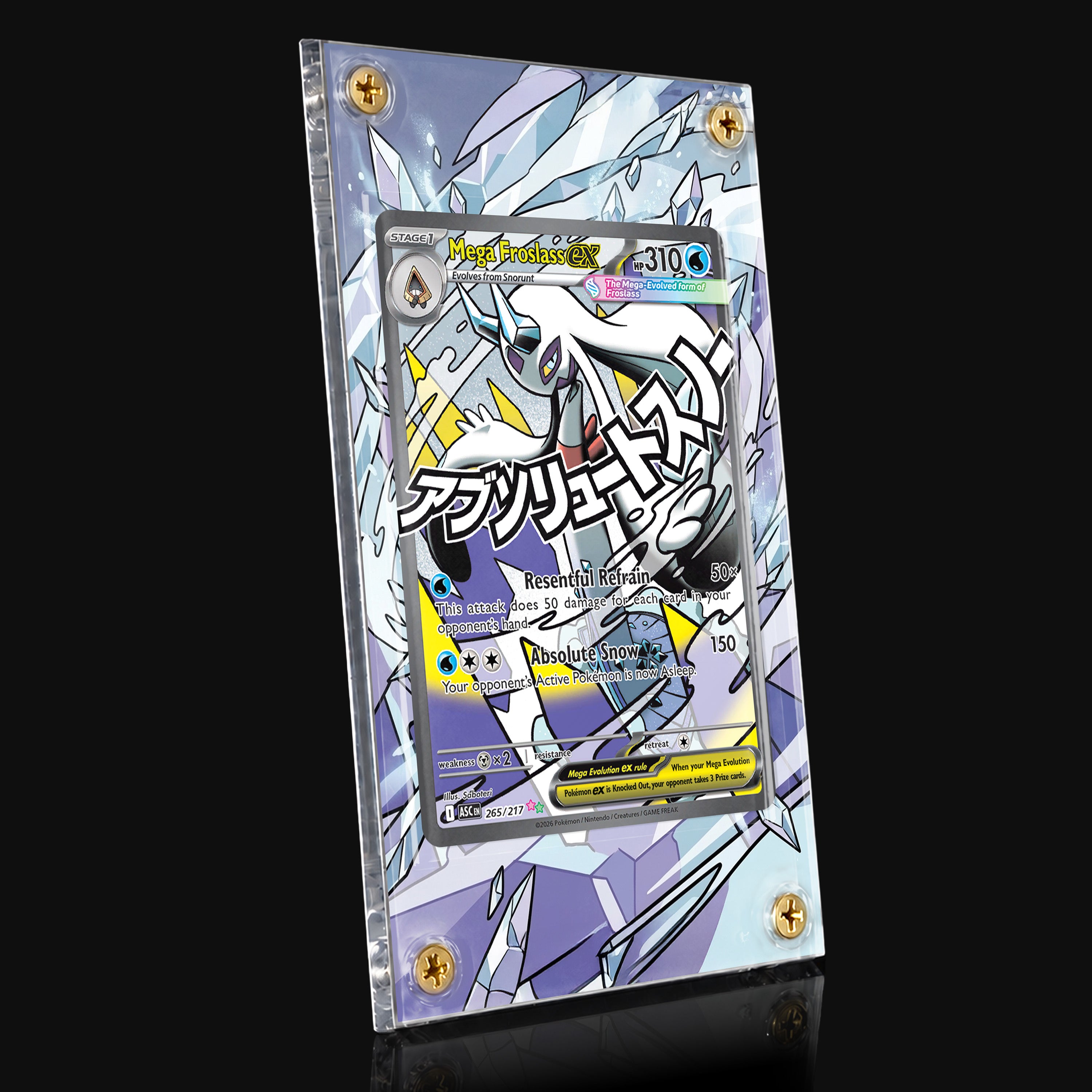 Mega Froslass ex 265 Extended Art Display