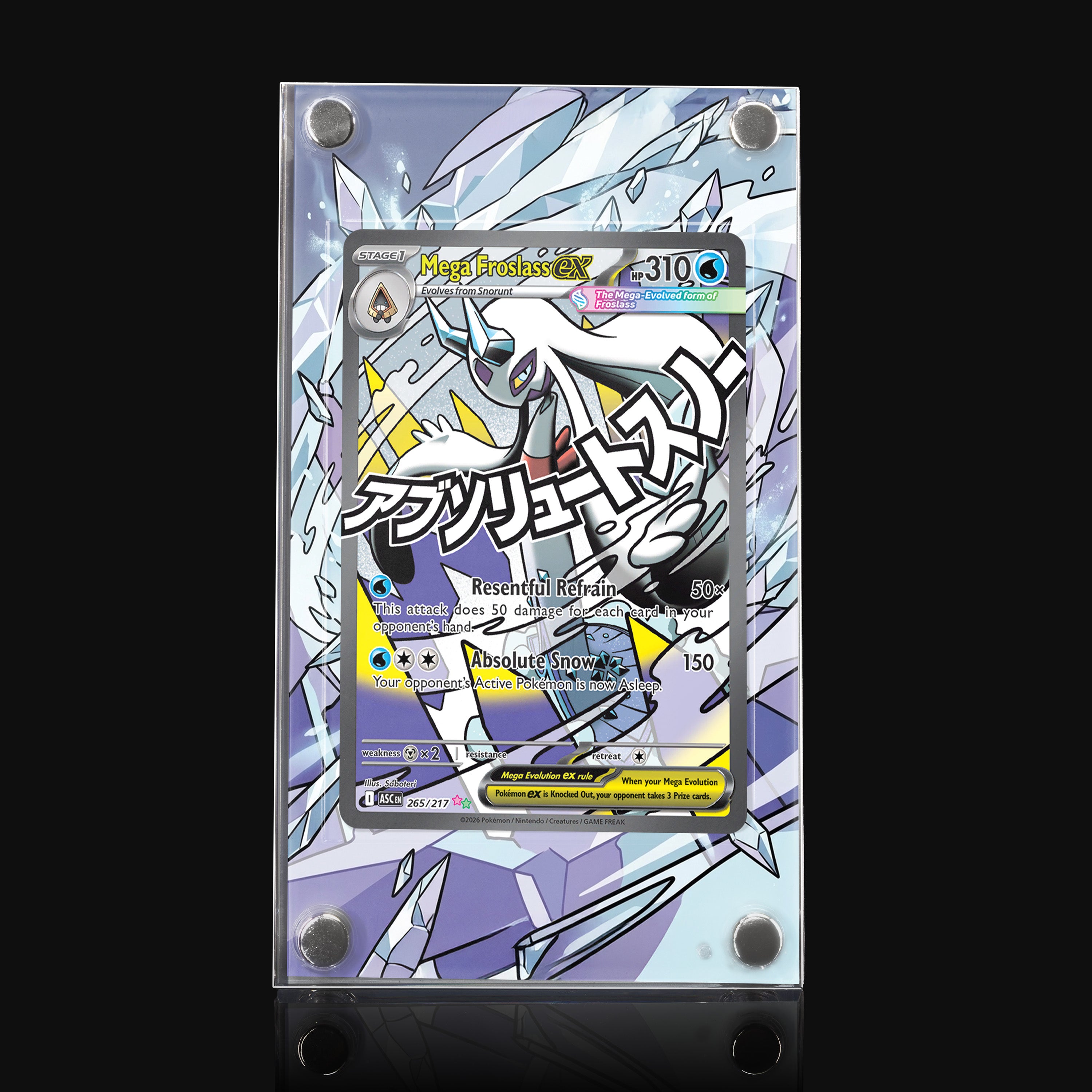 Mega Froslass ex 265 Extended Art Display