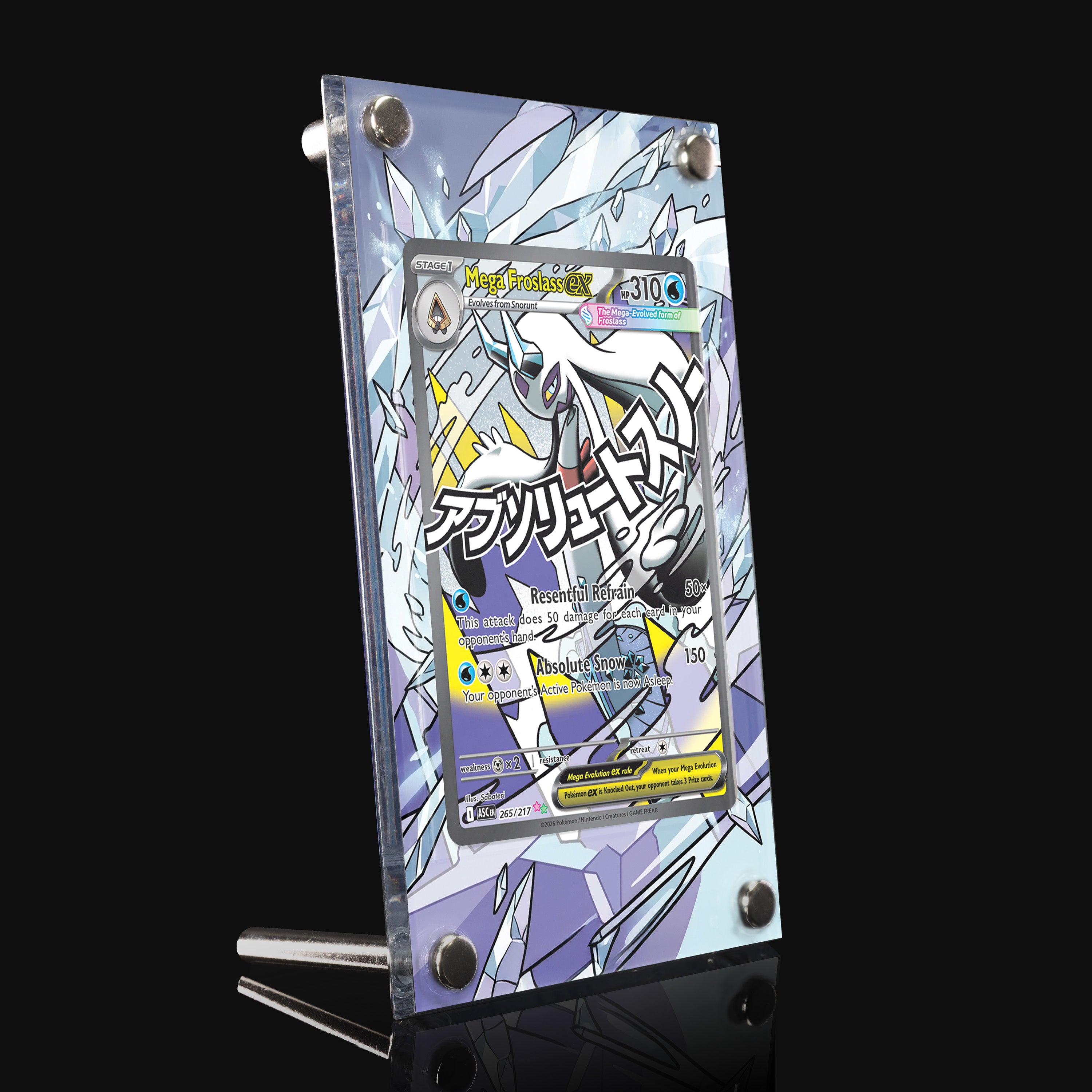 Mega Froslass ex 265 Extended Art Display