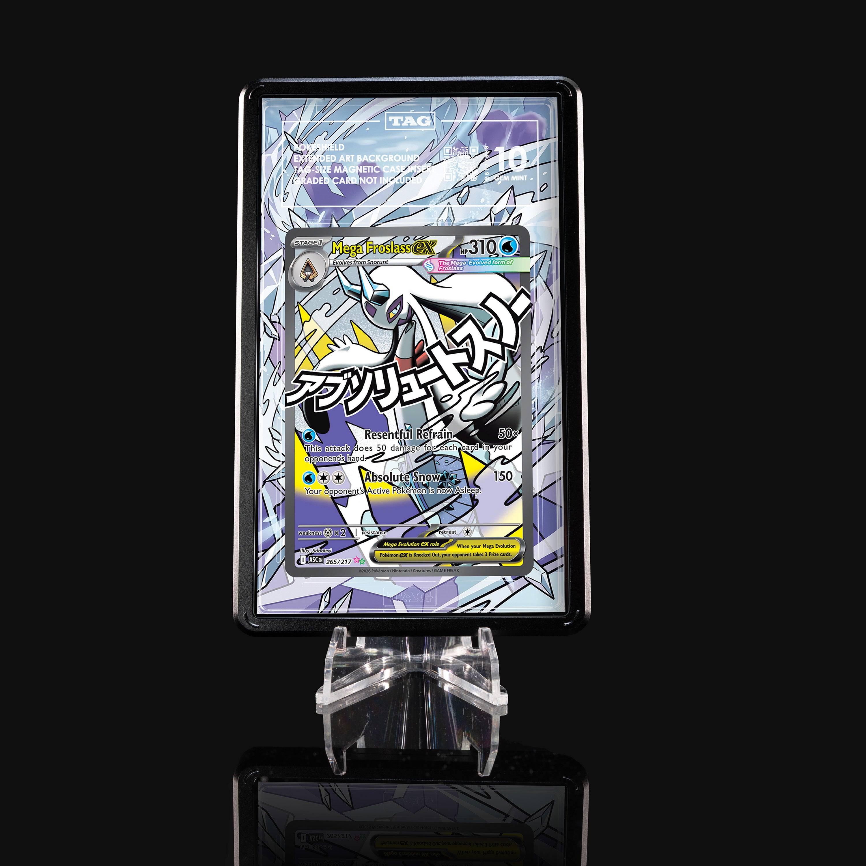 Mega Froslass ex 265 Extended Art Display