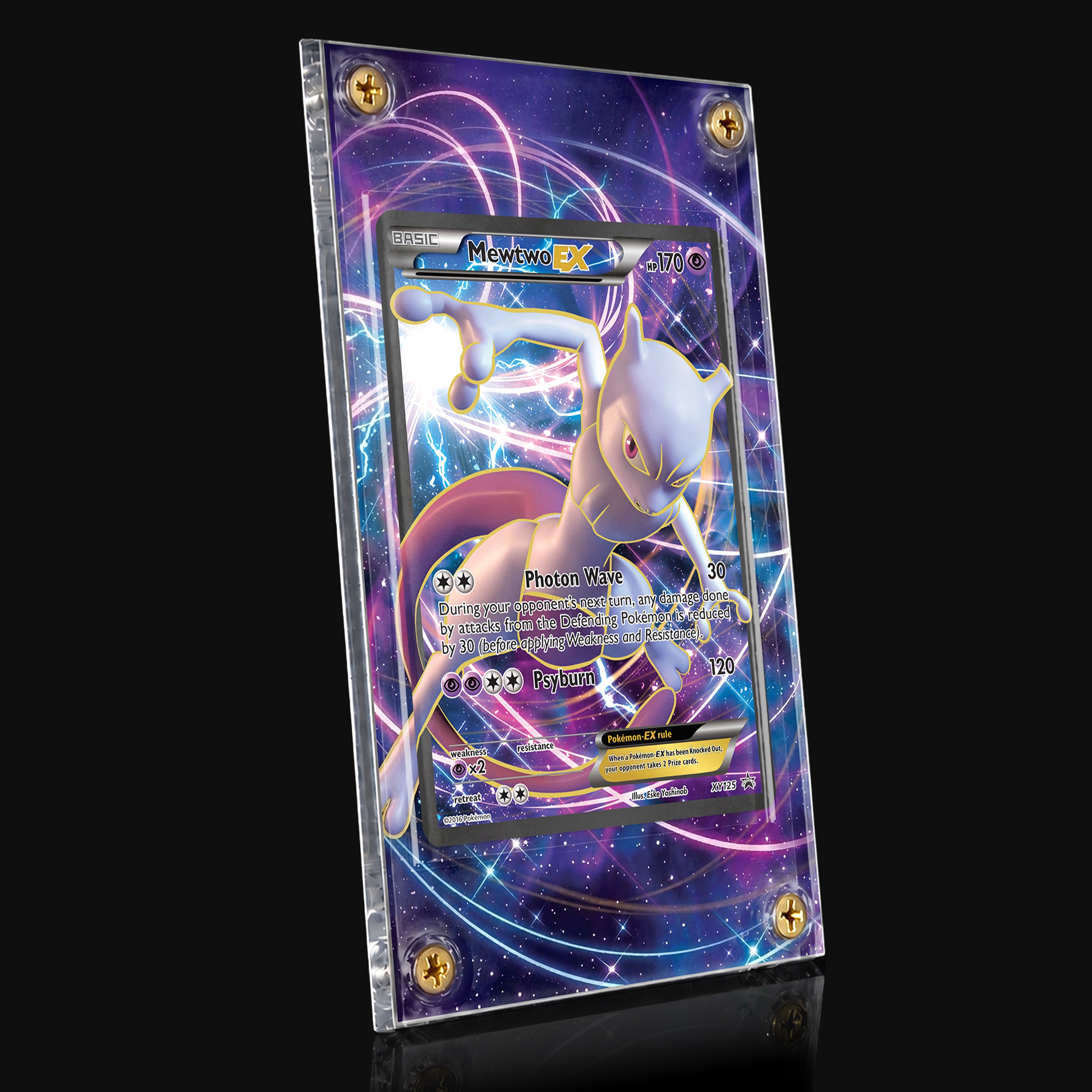 Mewtwo EX XY125 Extended Art Display